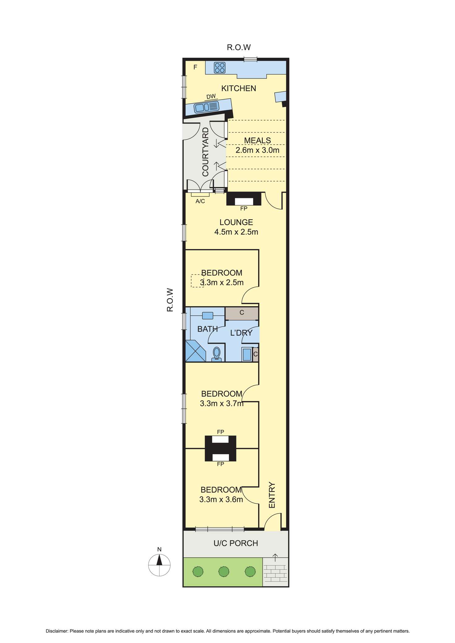 Floorplan of Homely house listing, 16 Davis Street, Carlton North VIC 3054