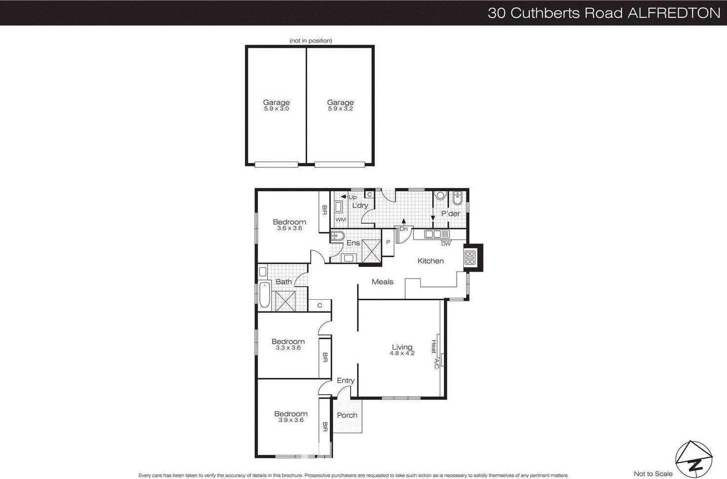 Floorplan of Homely house listing, 30 Cuthberts Road, Alfredton VIC 3350