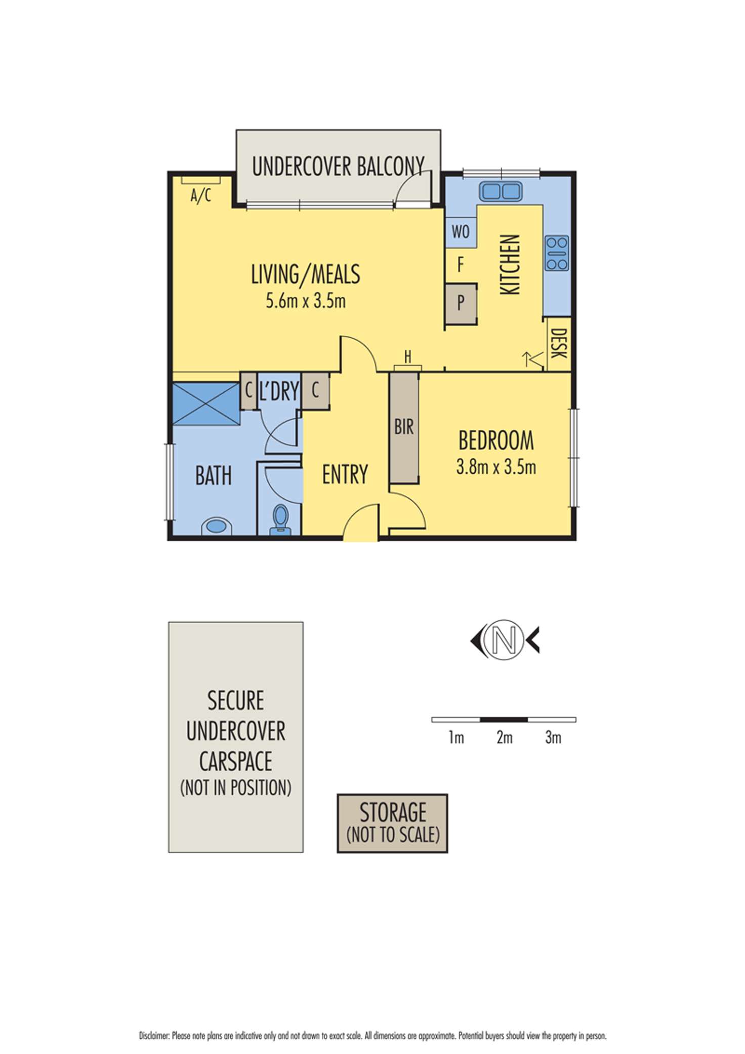 Floorplan of Homely apartment listing, 1/495 Royal Parade, Parkville VIC 3052