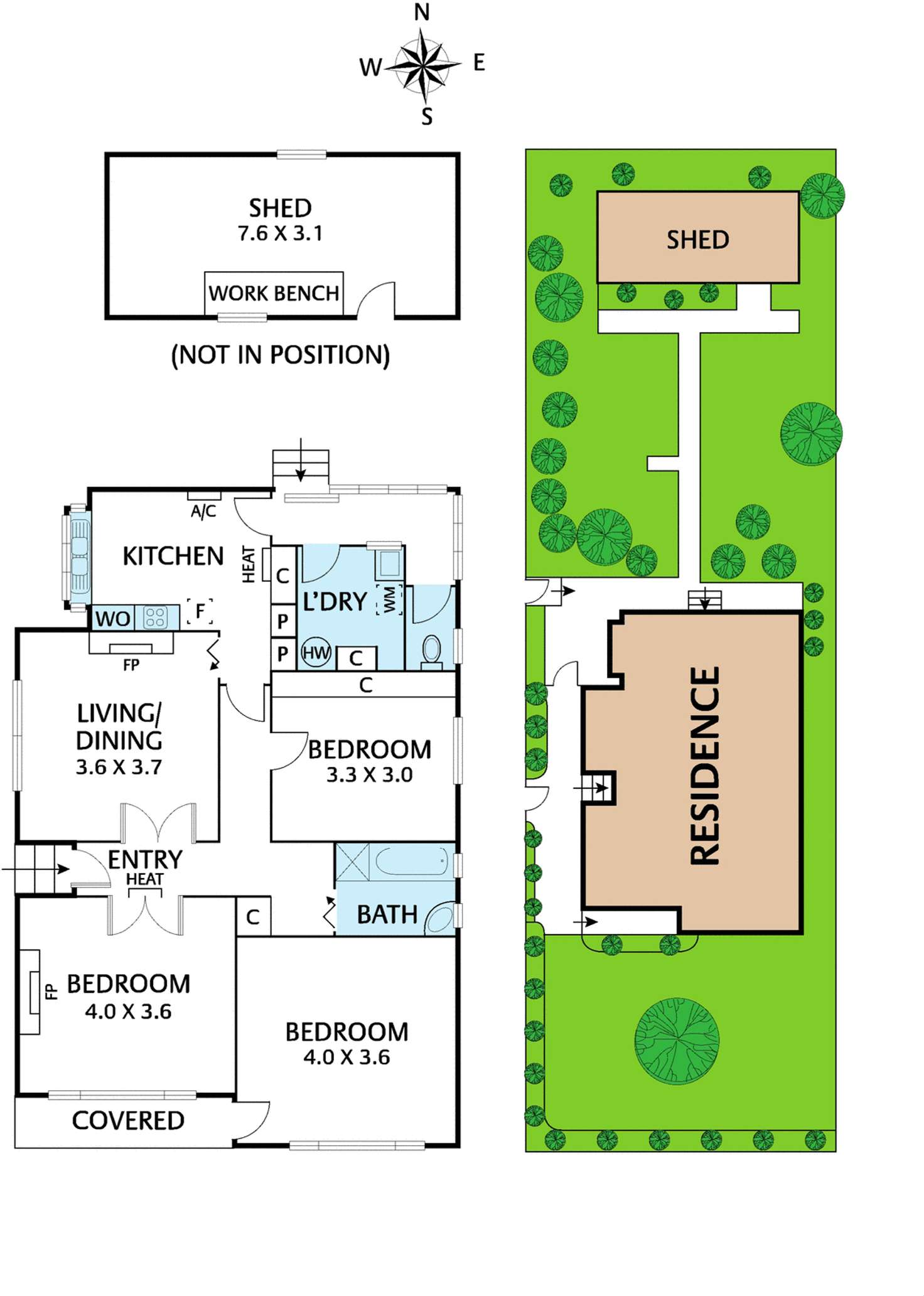 Floorplan of Homely house listing, 274A Union Street, Brunswick West VIC 3055