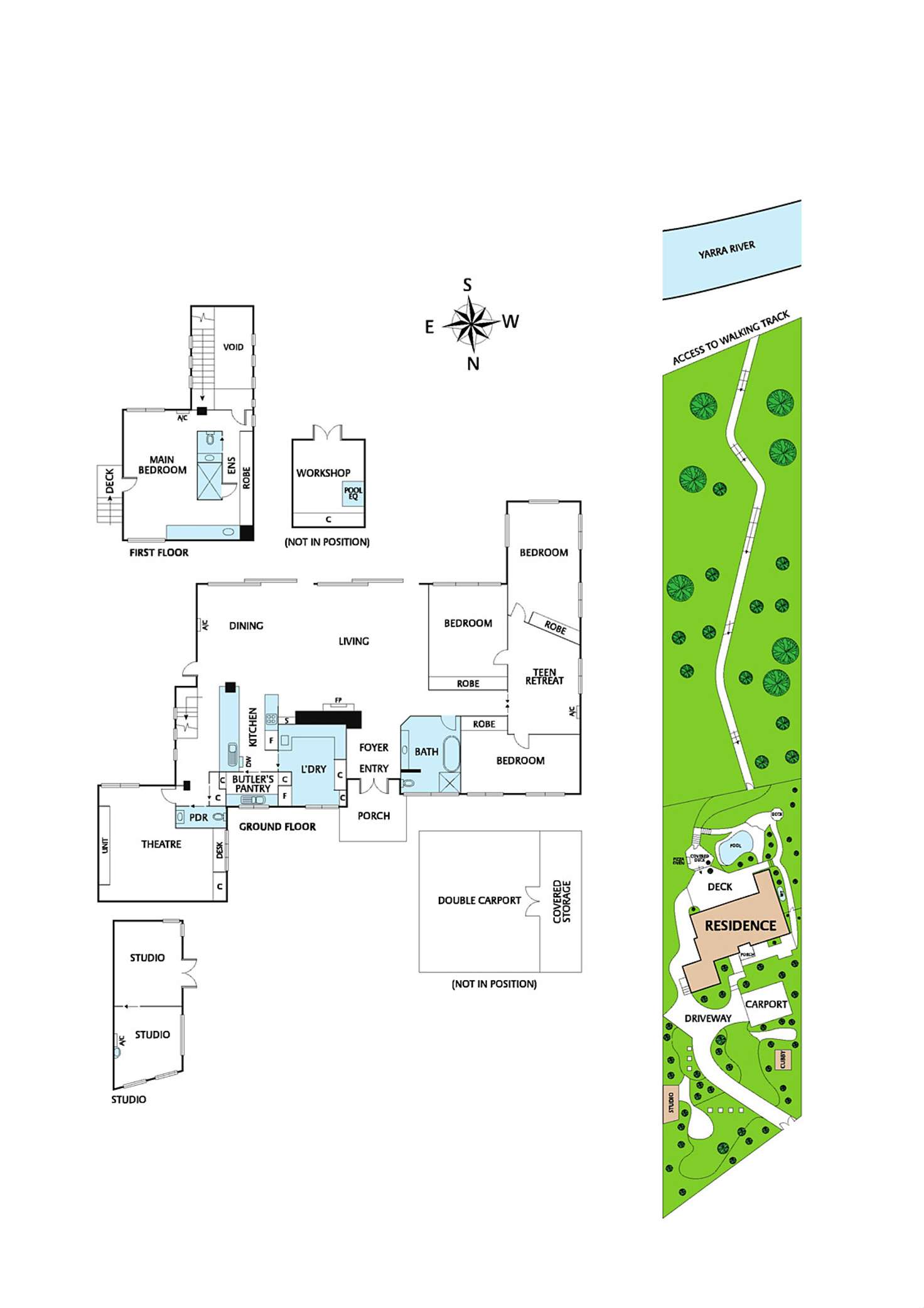 Floorplan of Homely house listing, 6 Kent Hughes Road, Eltham VIC 3095