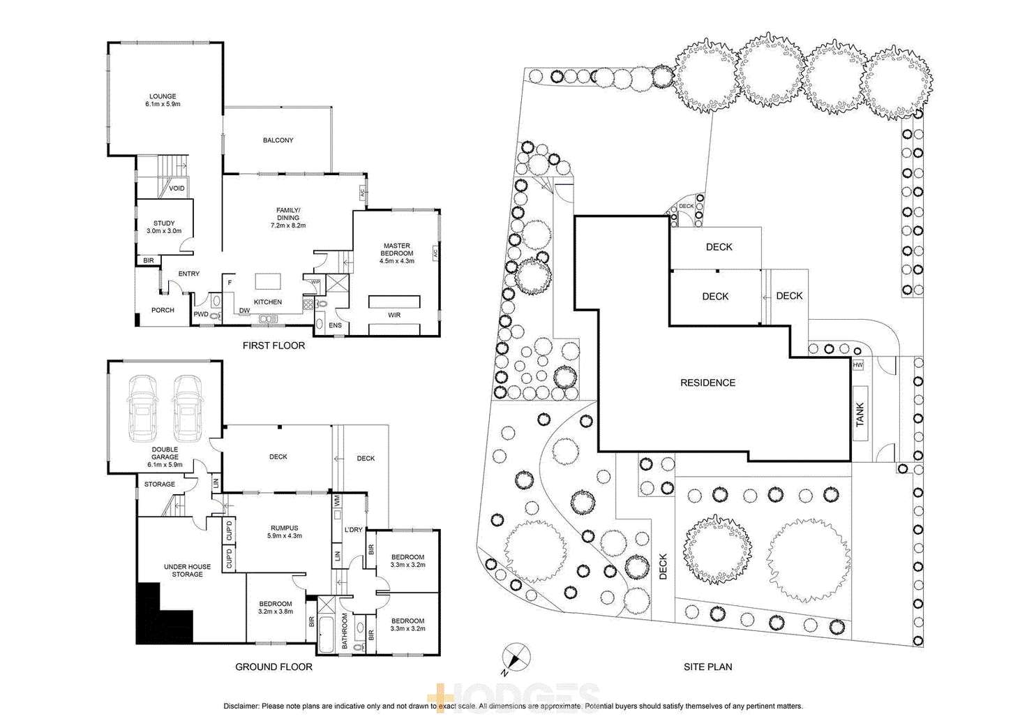 Floorplan of Homely house listing, 78-80 Grosvenor Drive, Wandana Heights VIC 3216