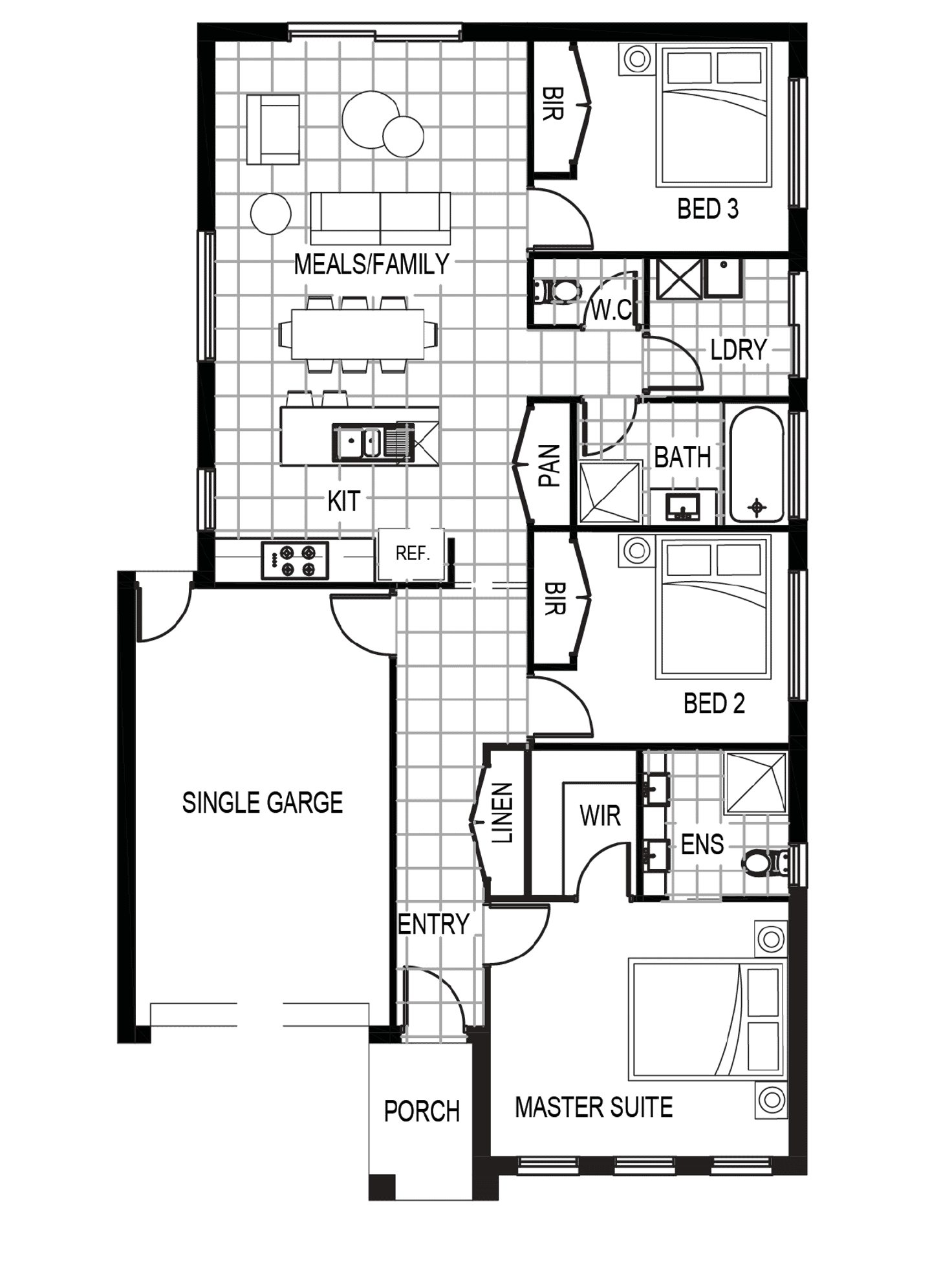 Floorplan of Homely house listing, 143 WOLLAHRA Rise, Wyndham Vale VIC 3024