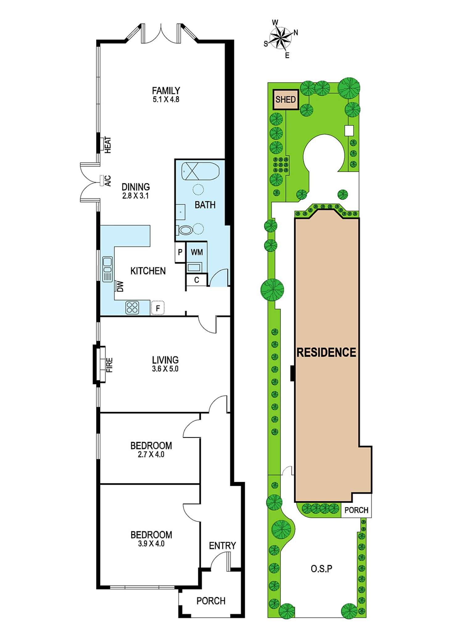 Floorplan of Homely house listing, 14 Fraser Street, Ormond VIC 3204