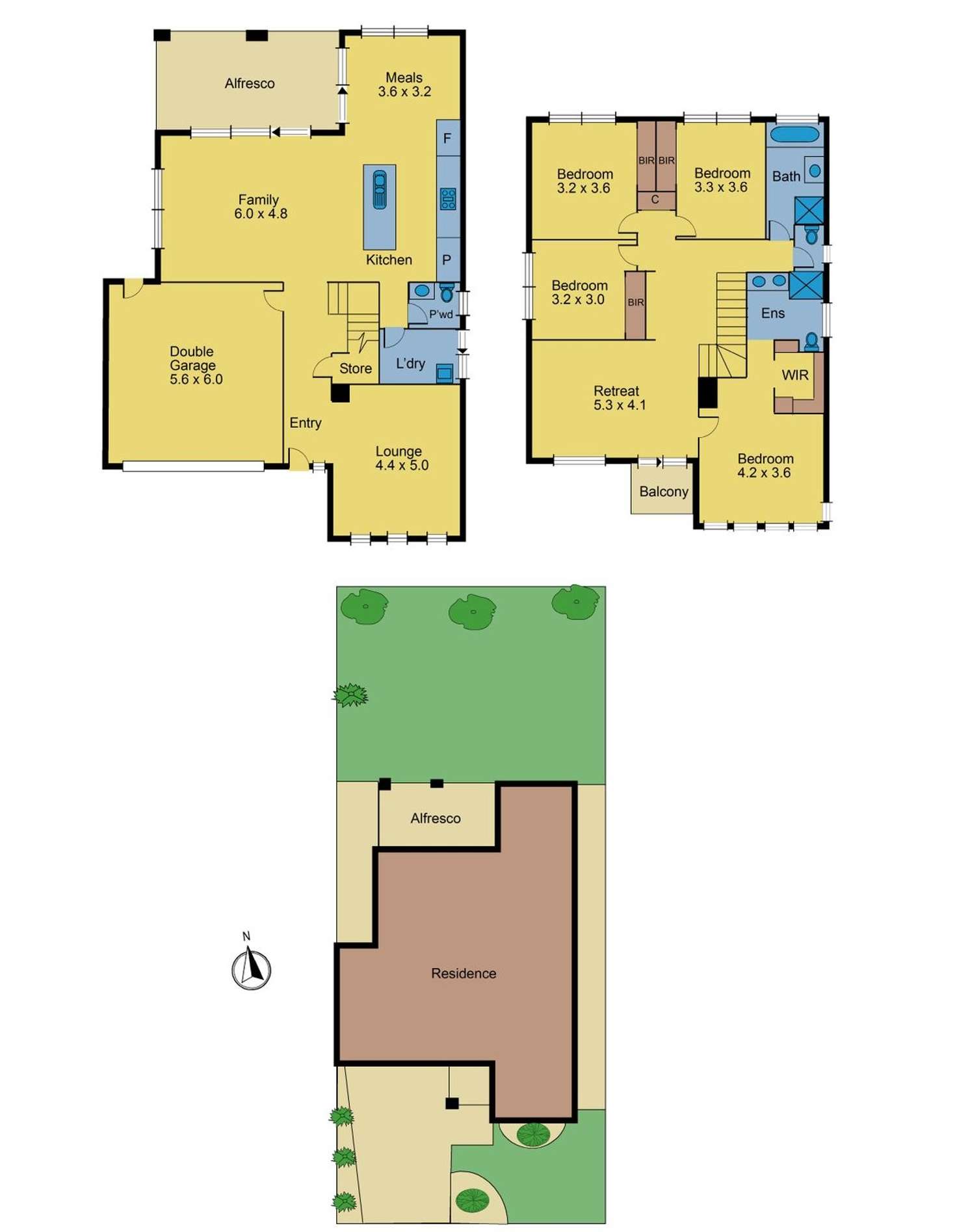 Floorplan of Homely house listing, 57 Vantage Point Boulevard, Doreen VIC 3754