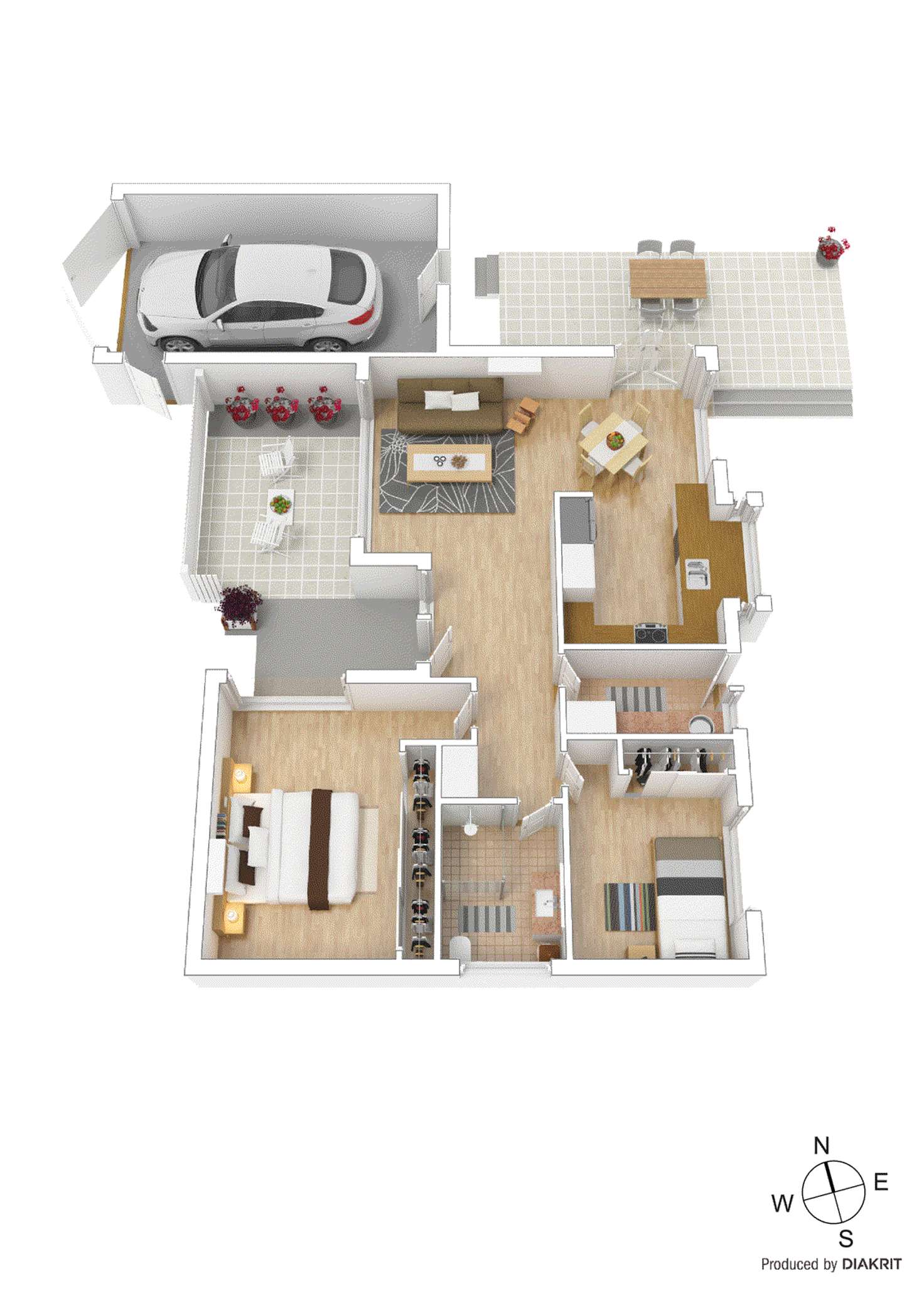 Floorplan of Homely unit listing, 2/32 Brady Road, Bentleigh East VIC 3165