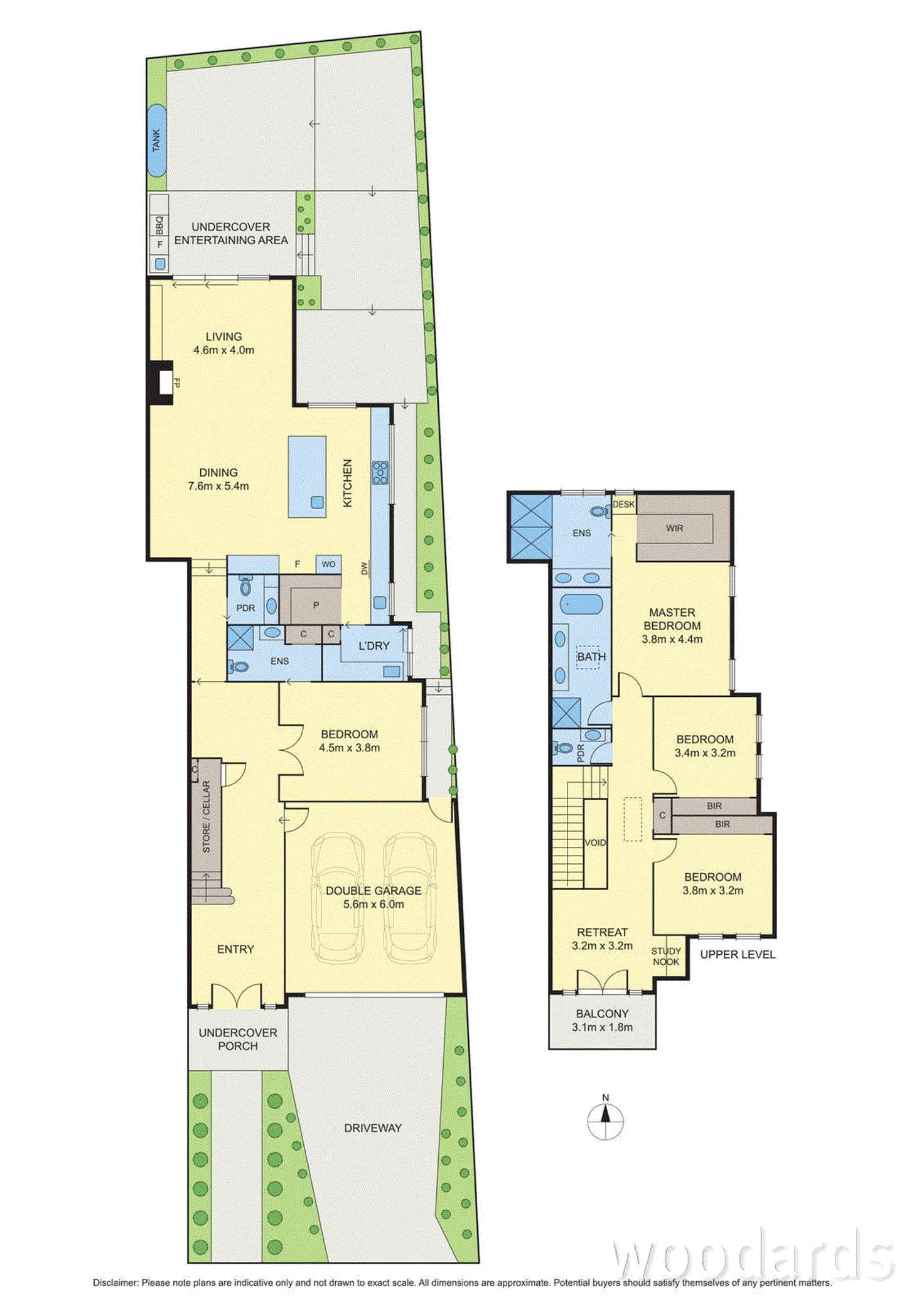 Floorplan of Homely townhouse listing, 1a Colchester Drive, Doncaster East VIC 3109