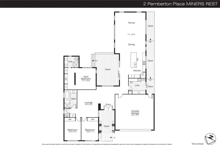 Floorplan of Homely house listing, 2 Pemberton Place, Miners Rest VIC 3352