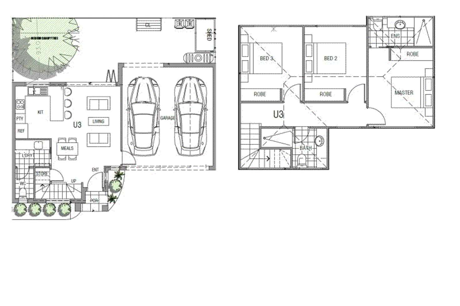 Floorplan of Homely townhouse listing, 3/78 Porter Road, Heidelberg Heights VIC 3081