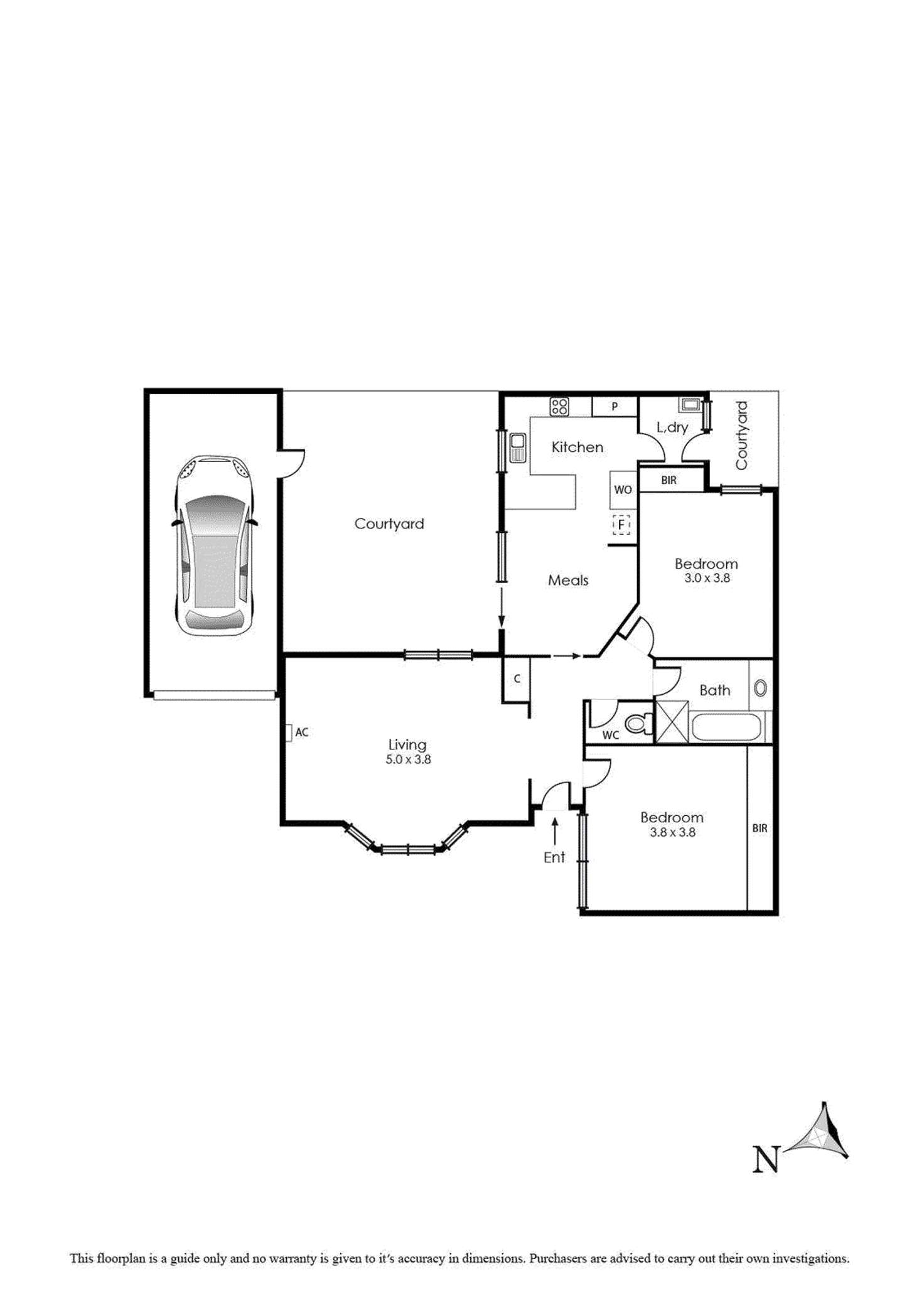 Floorplan of Homely unit listing, 15/95-101 Murrumbeena Road, Murrumbeena VIC 3163