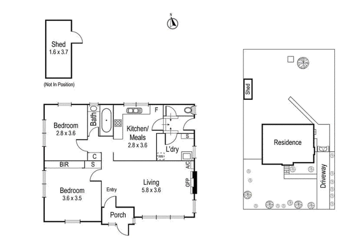 Floorplan of Homely house listing, 8 Terry Street, Heidelberg Heights VIC 3081