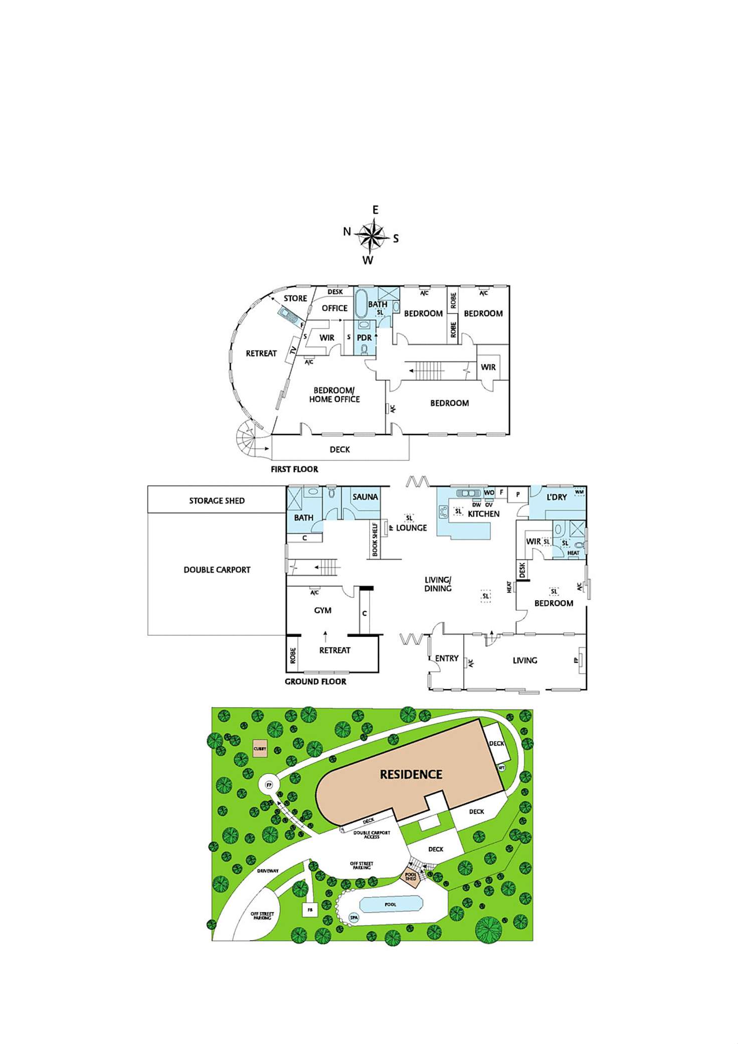 Floorplan of Homely house listing, 9 Weerona Way, North Warrandyte VIC 3113