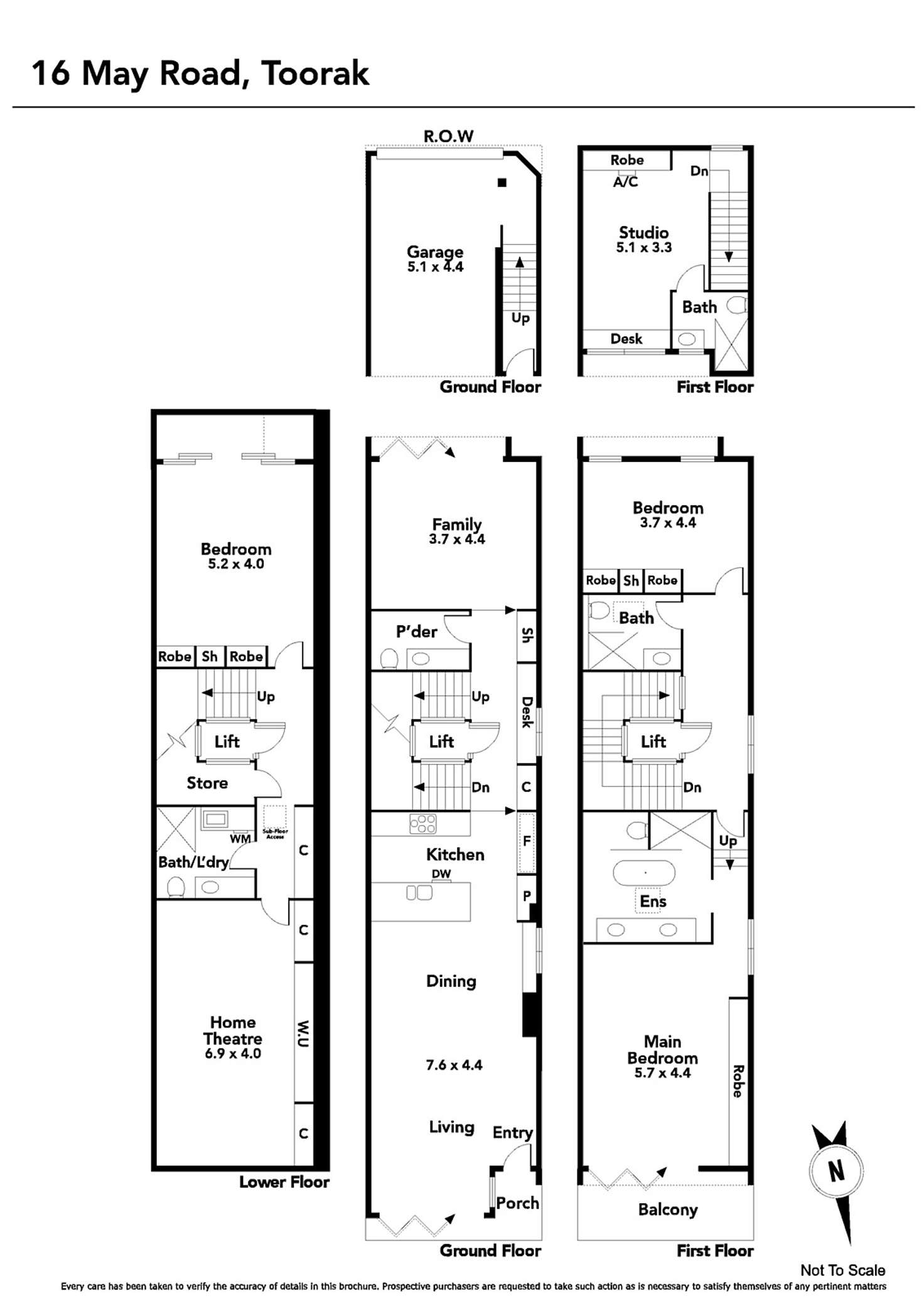 Floorplan of Homely house listing, 16 May Road, Toorak VIC 3142