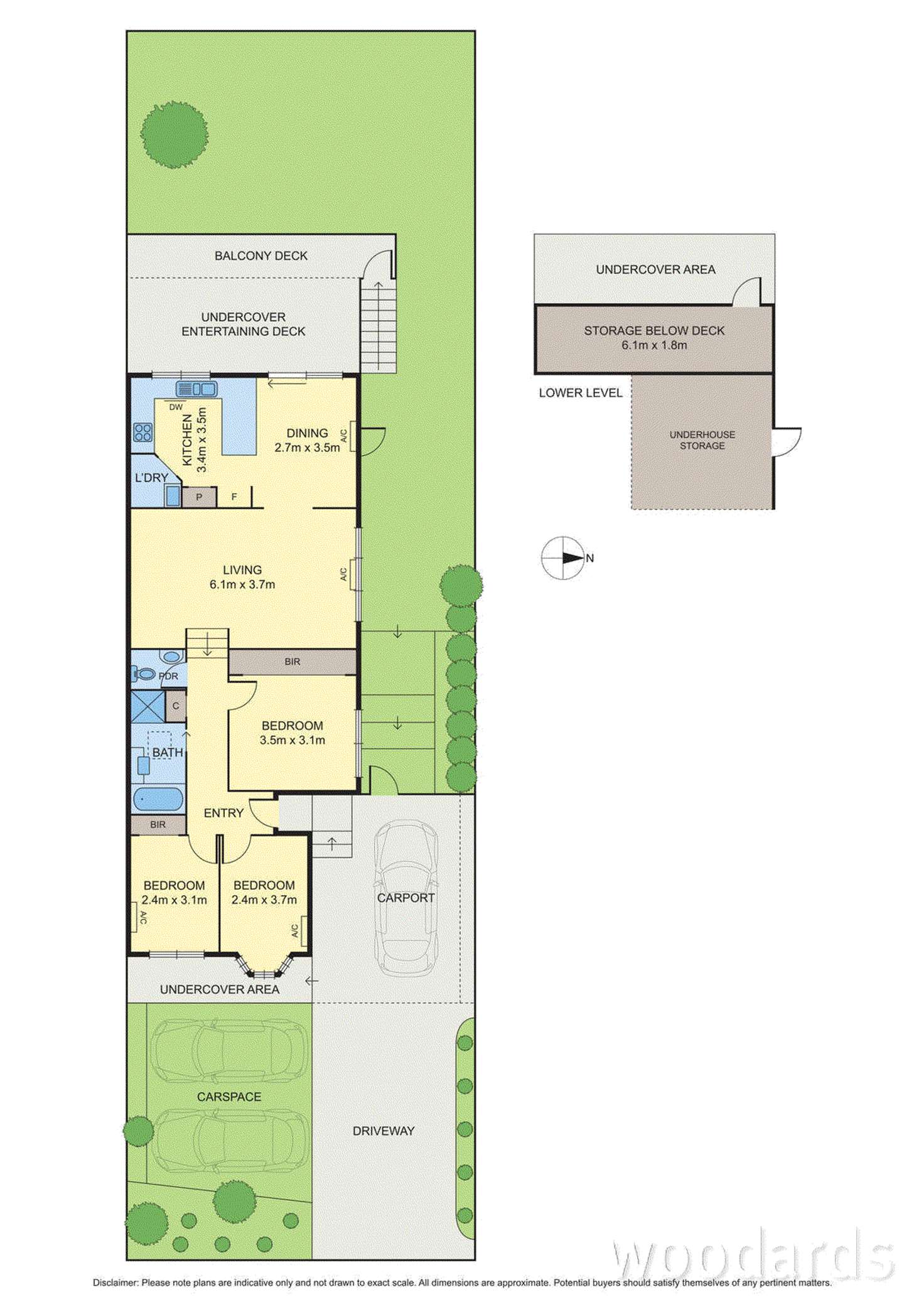 Floorplan of Homely townhouse listing, 191A Church Road, Doncaster VIC 3108