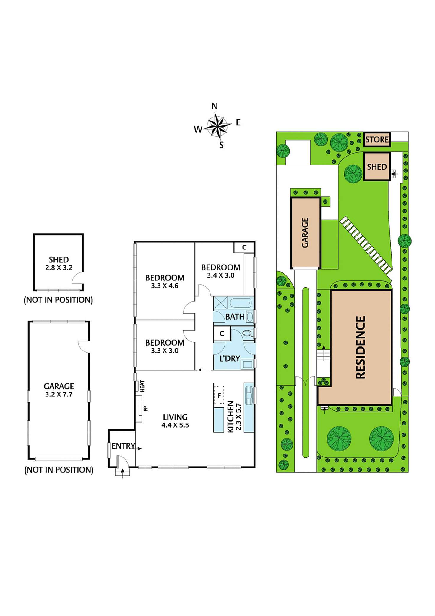 Floorplan of Homely house listing, 53 Raleigh Street, Forest Hill VIC 3131