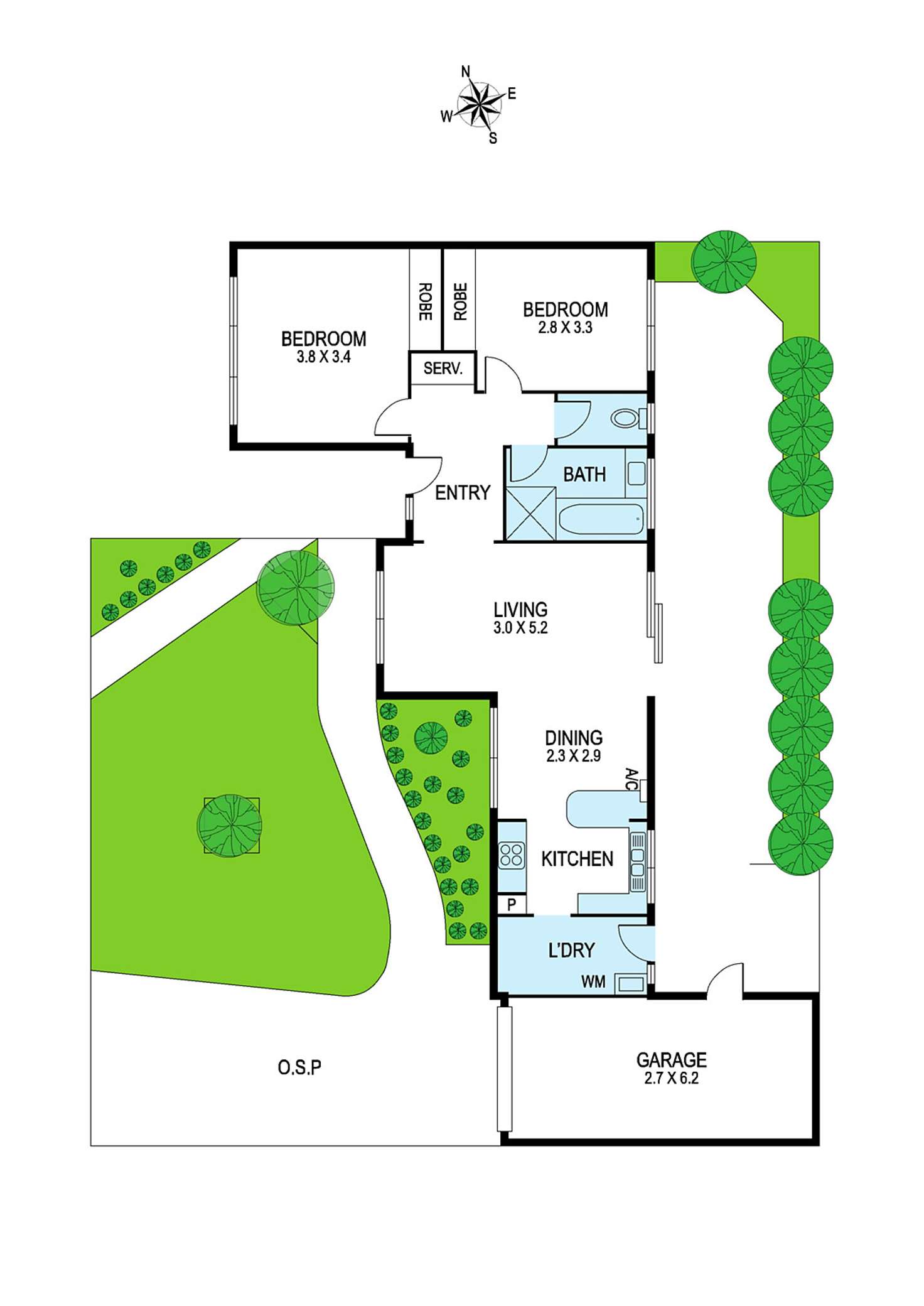 Floorplan of Homely unit listing, 4/13-17 Kelly Avenue, Hampton East VIC 3188