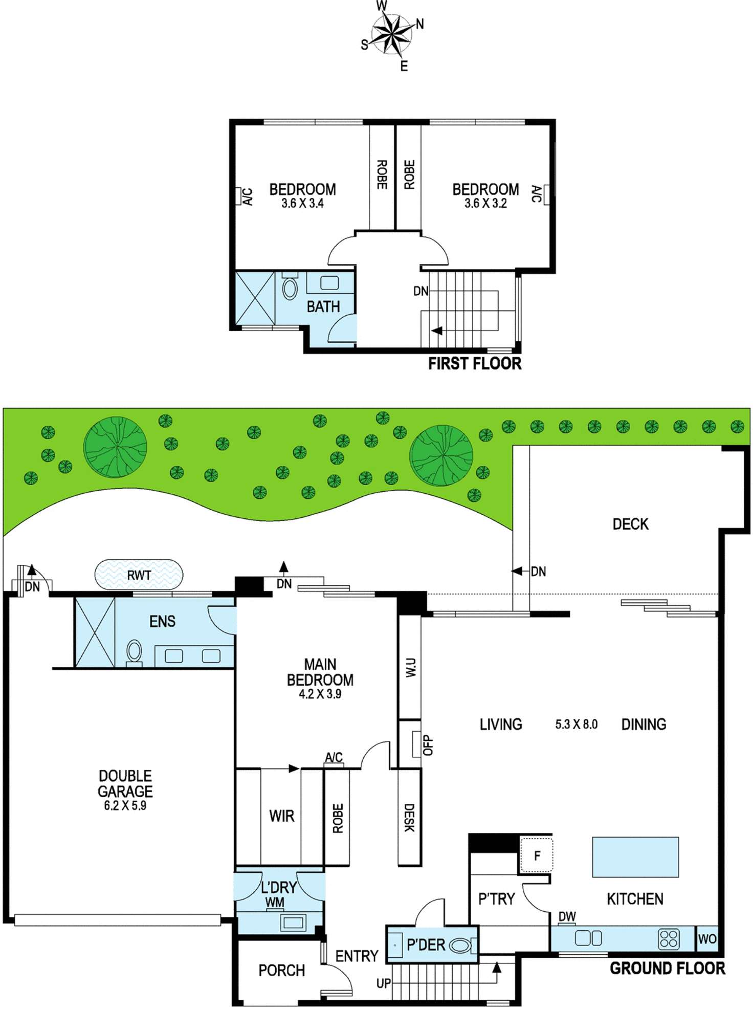 Floorplan of Homely townhouse listing, 13A Poath Road, Murrumbeena VIC 3163