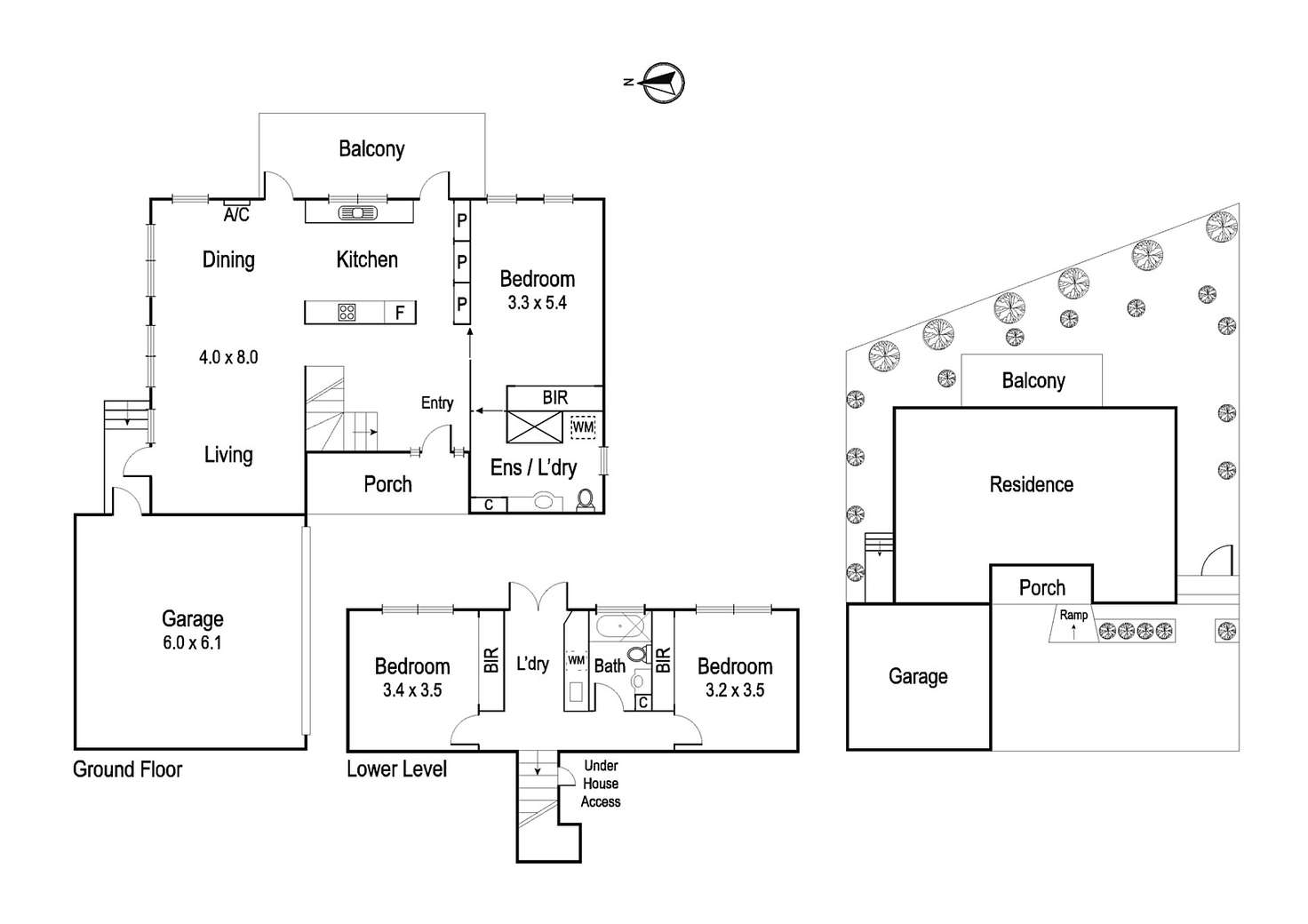 Floorplan of Homely townhouse listing, 5/170 Cape Street, Heidelberg VIC 3084