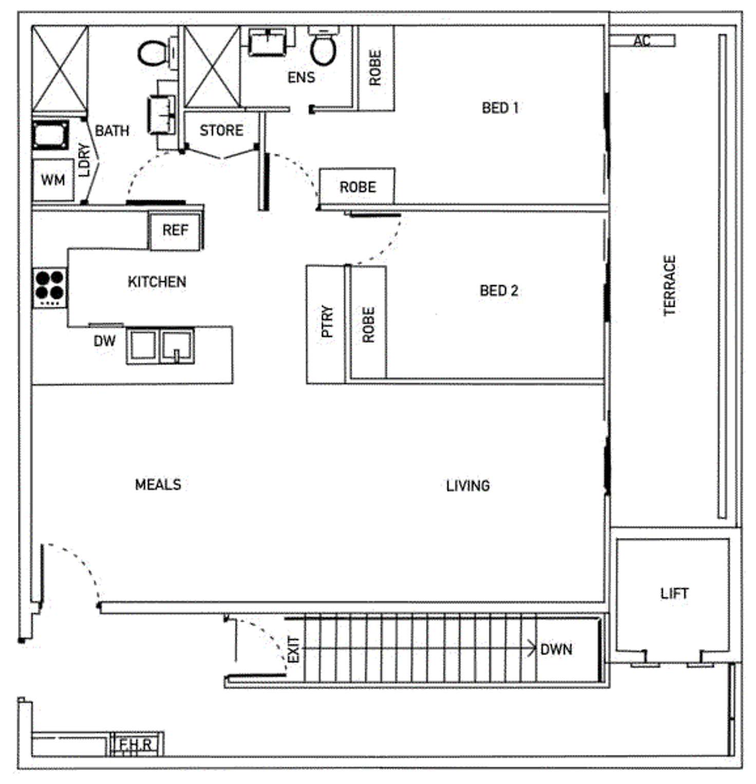 Floorplan of Homely apartment listing, 2/174 Upper Heidelberg Road, Ivanhoe VIC 3079