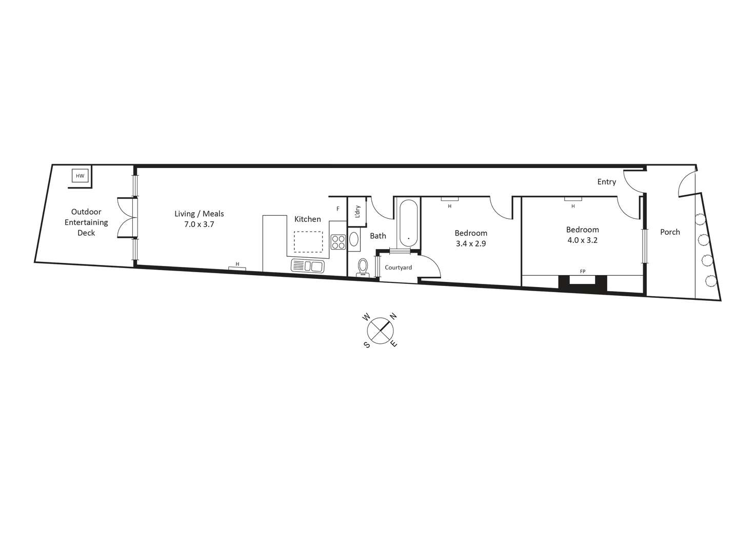 Floorplan of Homely house listing, 20 Merton Street, Albert Park VIC 3206