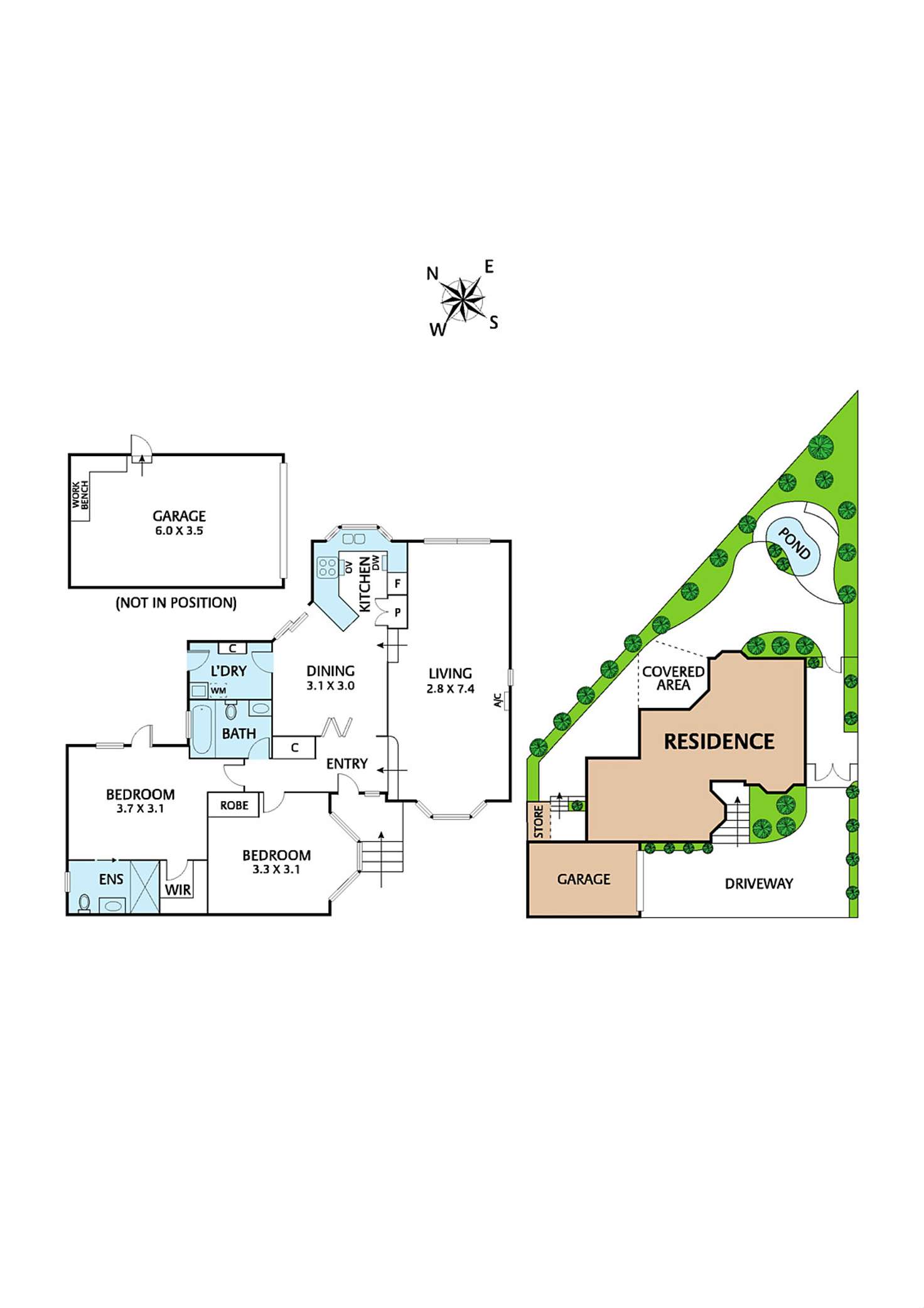 Floorplan of Homely unit listing, 3/37 Ayr Street, Doncaster VIC 3108