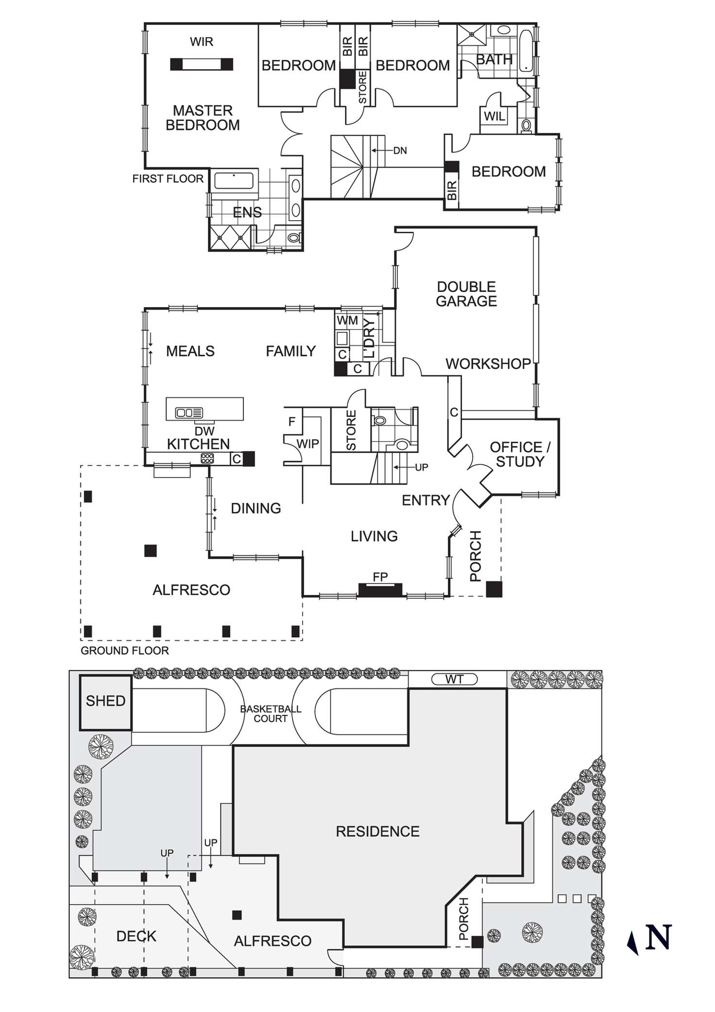 Floorplan of Homely house listing, 36 Avoca  Avenue, Mernda VIC 3754