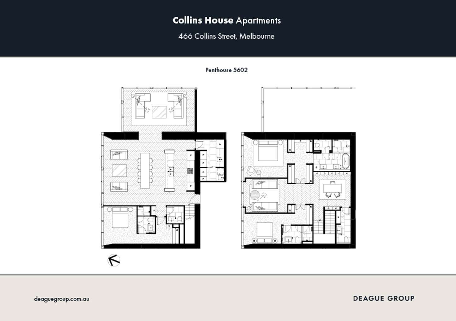 Floorplan of Homely apartment listing, 5602/466 Collins Street, Melbourne VIC 3000