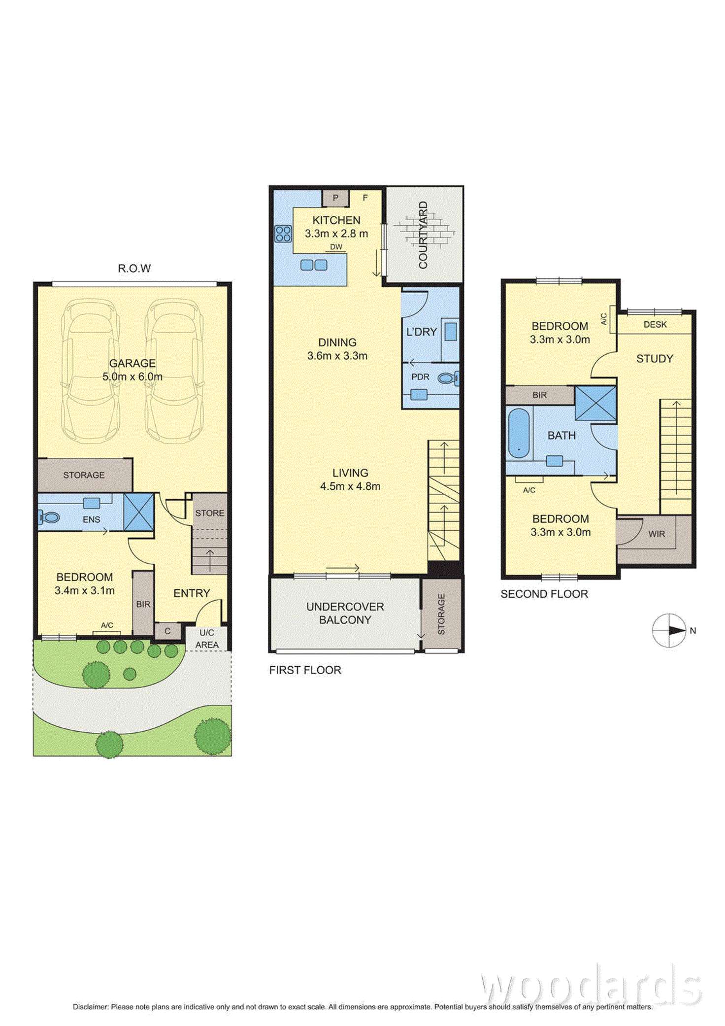 Floorplan of Homely townhouse listing, 11/282 Manningham Road, Templestowe Lower VIC 3107