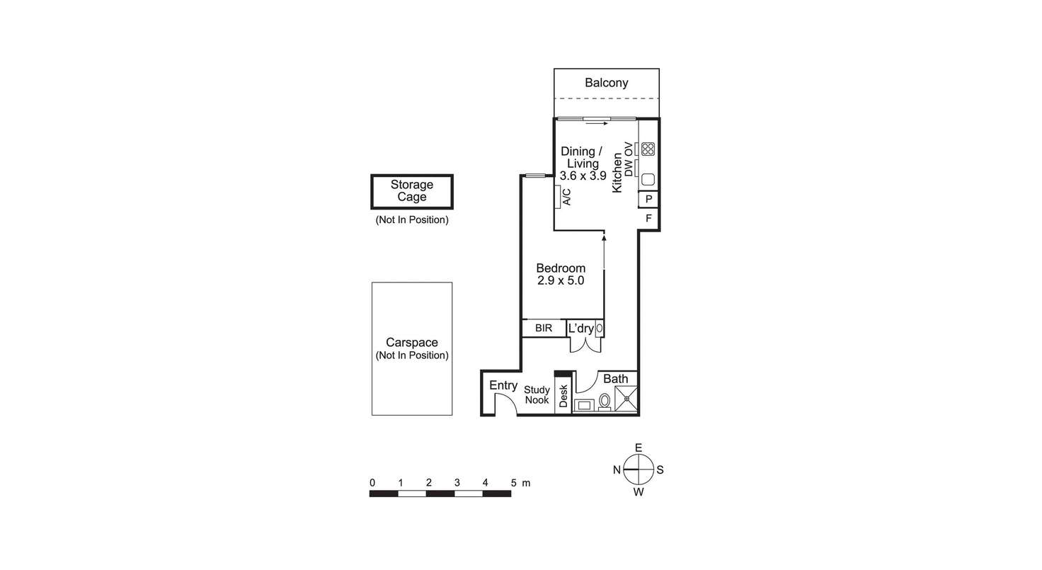 Floorplan of Homely apartment listing, 308/11-15 Reid Street, Fitzroy North VIC 3068