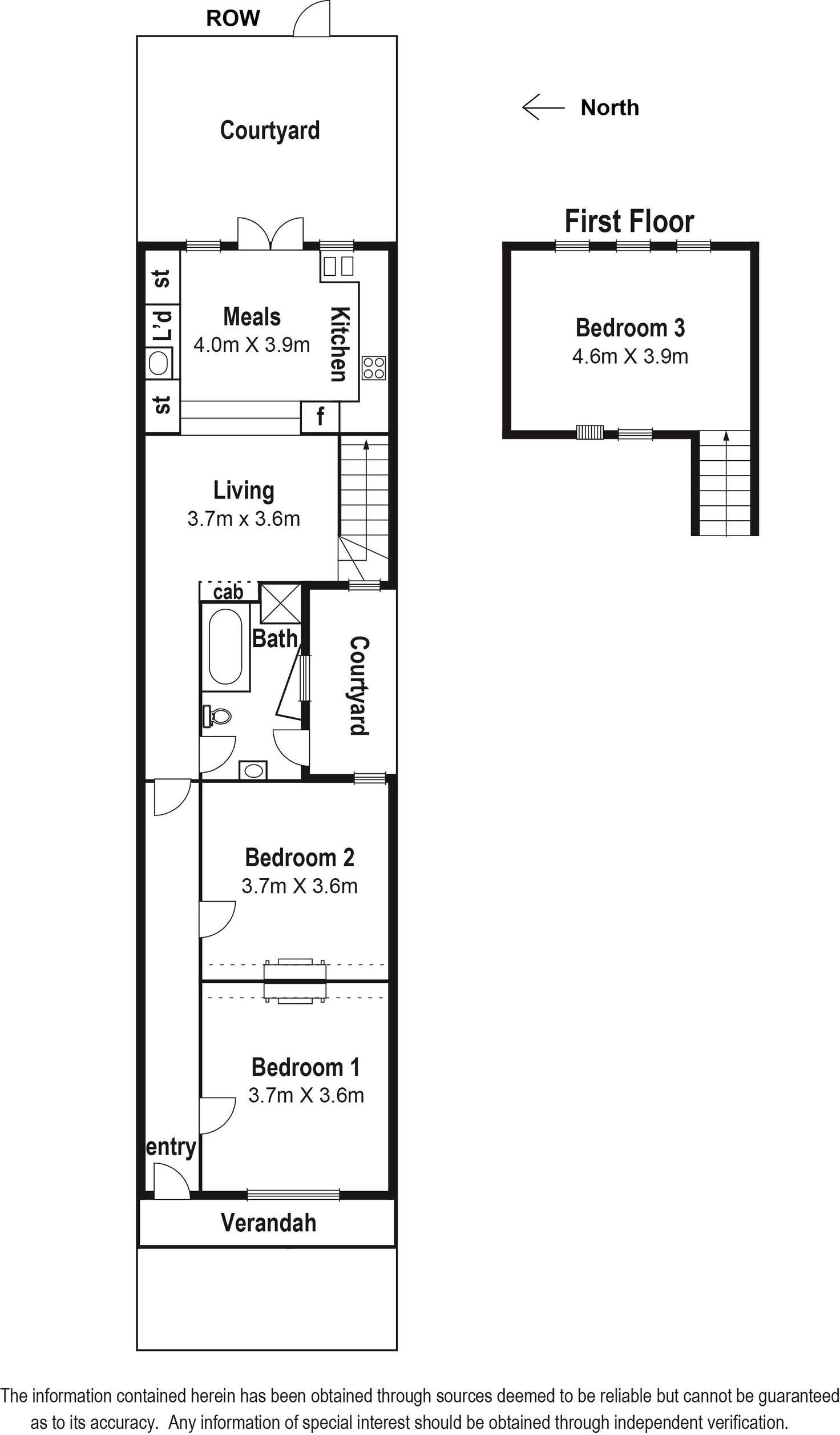 Floorplan of Homely house listing, 660 Lygon Street, Carlton North VIC 3054