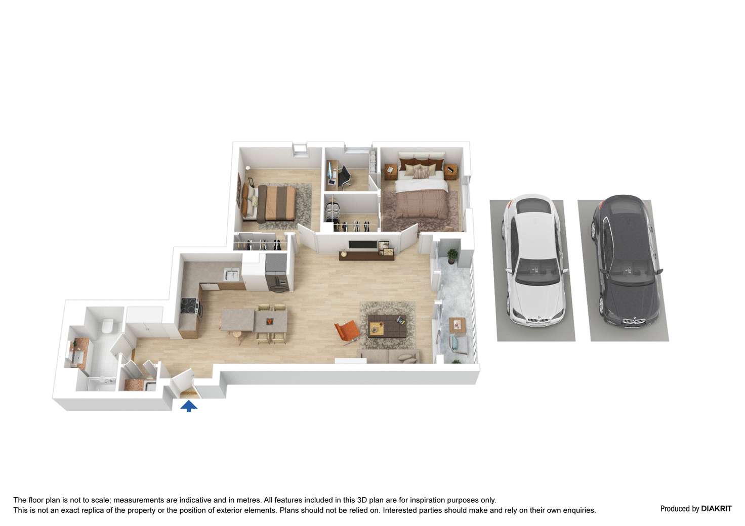 Floorplan of Homely apartment listing, 68/63 Dorcas Street, South Melbourne VIC 3205