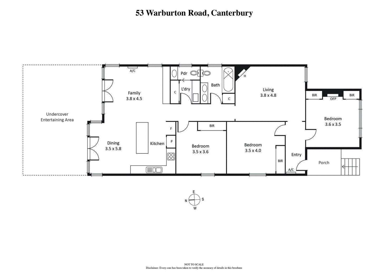 Floorplan of Homely house listing, 53 Warburton Road, Canterbury VIC 3126