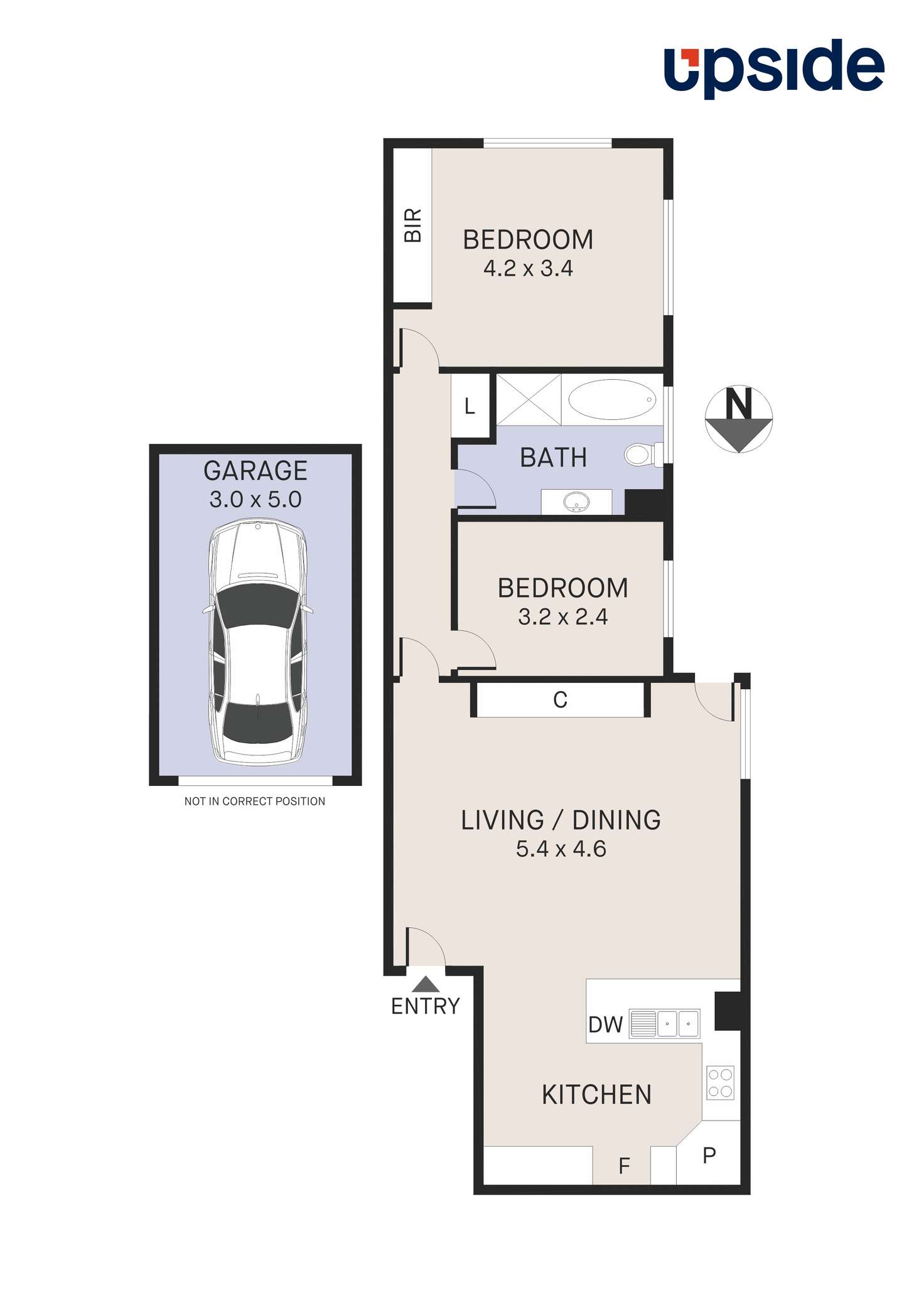 Floorplan of Homely unit listing, 1/382 Mowbray Road, Lane Cove North NSW 2066