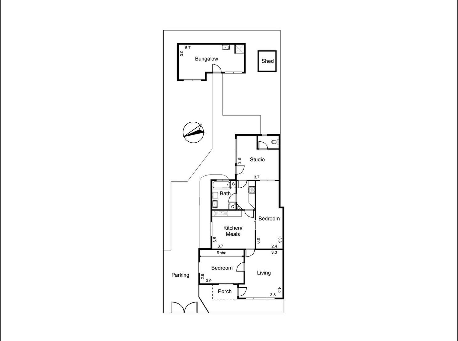 Floorplan of Homely house listing, 20 Park  Street, Abbotsford VIC 3067