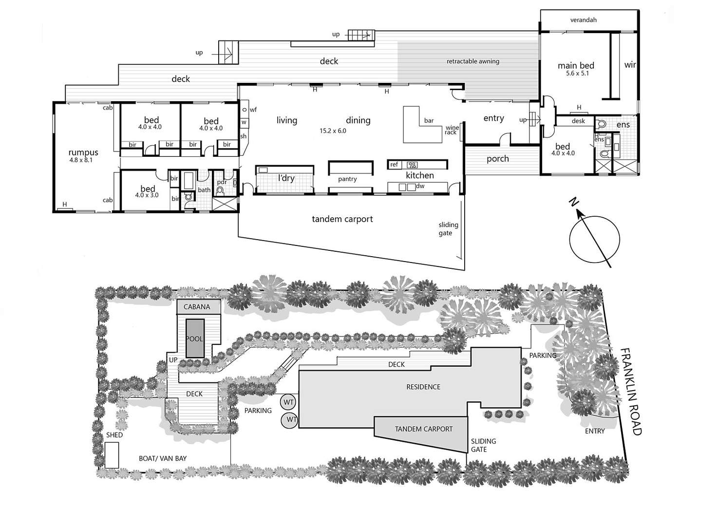 Floorplan of Homely house listing, 186 Franklin Road, Portsea VIC 3944