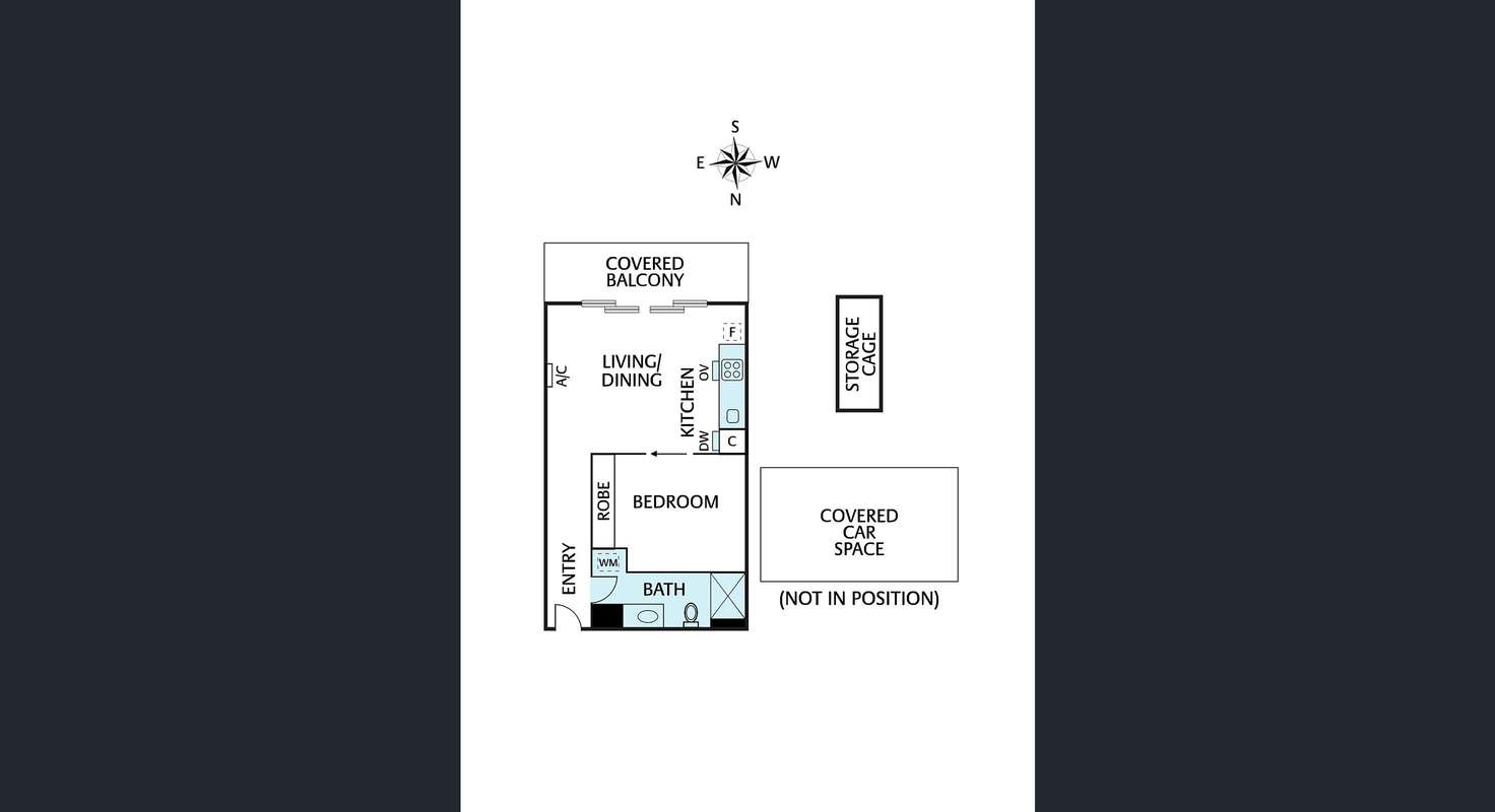 Floorplan of Homely apartment listing, 312/300 Young Street, Fitzroy VIC 3065