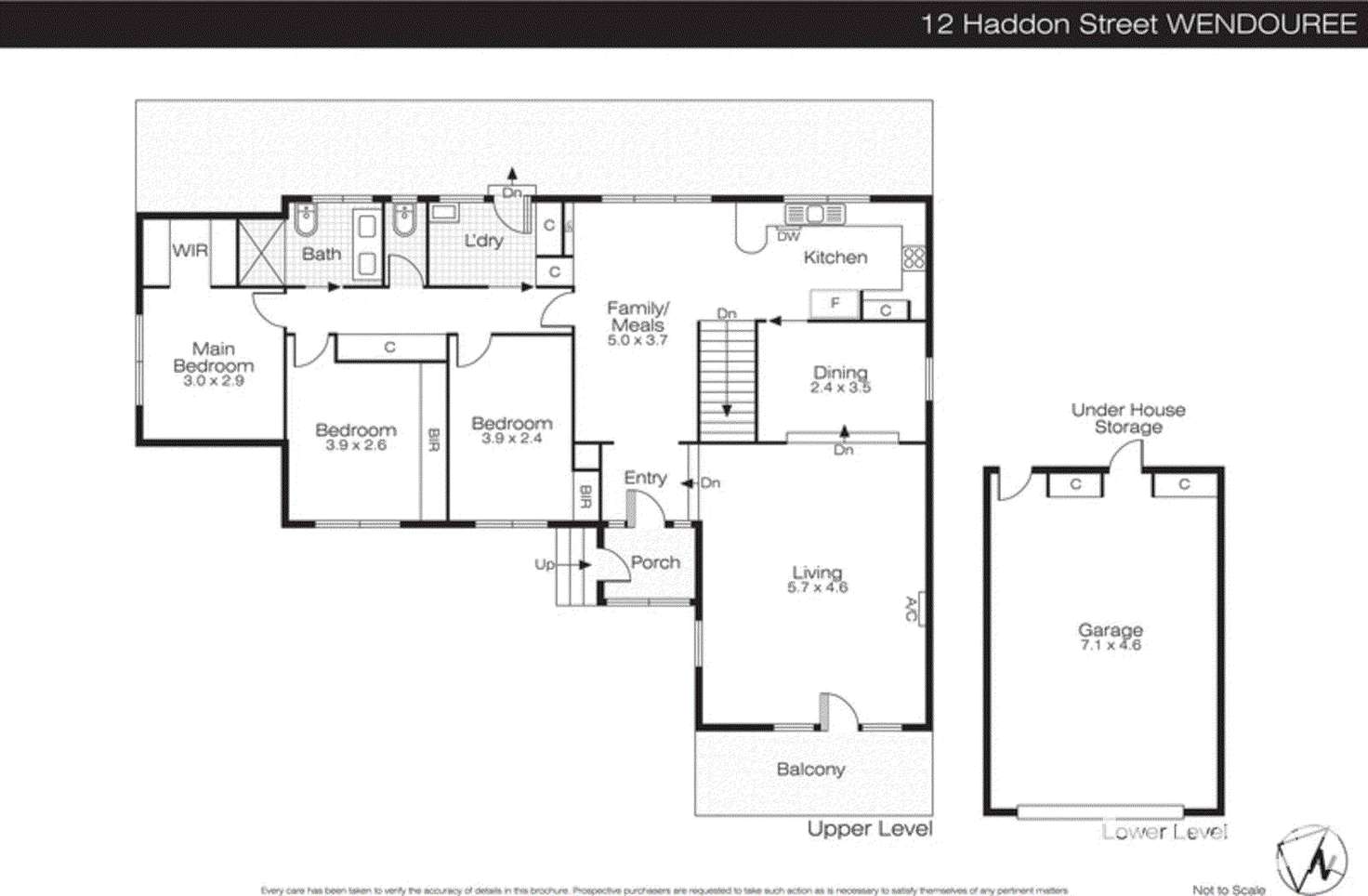 Floorplan of Homely house listing, 12 Haddon Street, Lake Wendouree VIC 3350