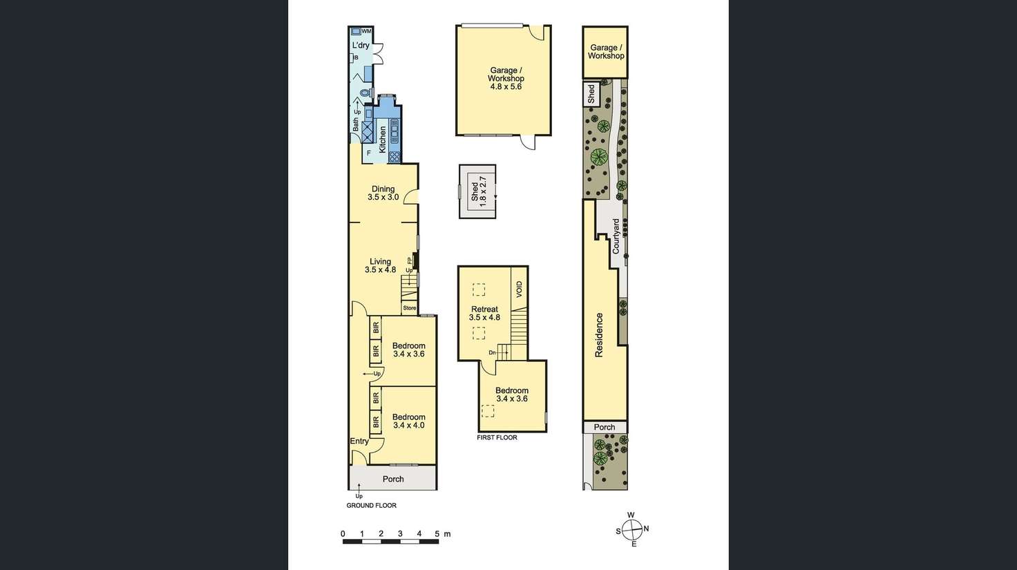 Floorplan of Homely house listing, 1033 Drummond Street, Carlton North VIC 3054