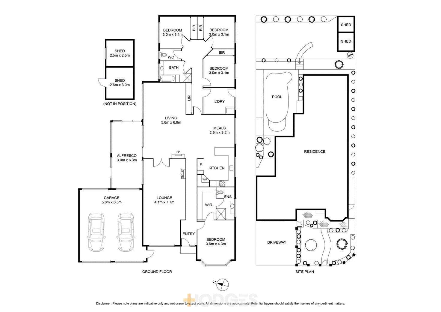 Floorplan of Homely house listing, 65 Rebecca Drive, Leopold VIC 3224