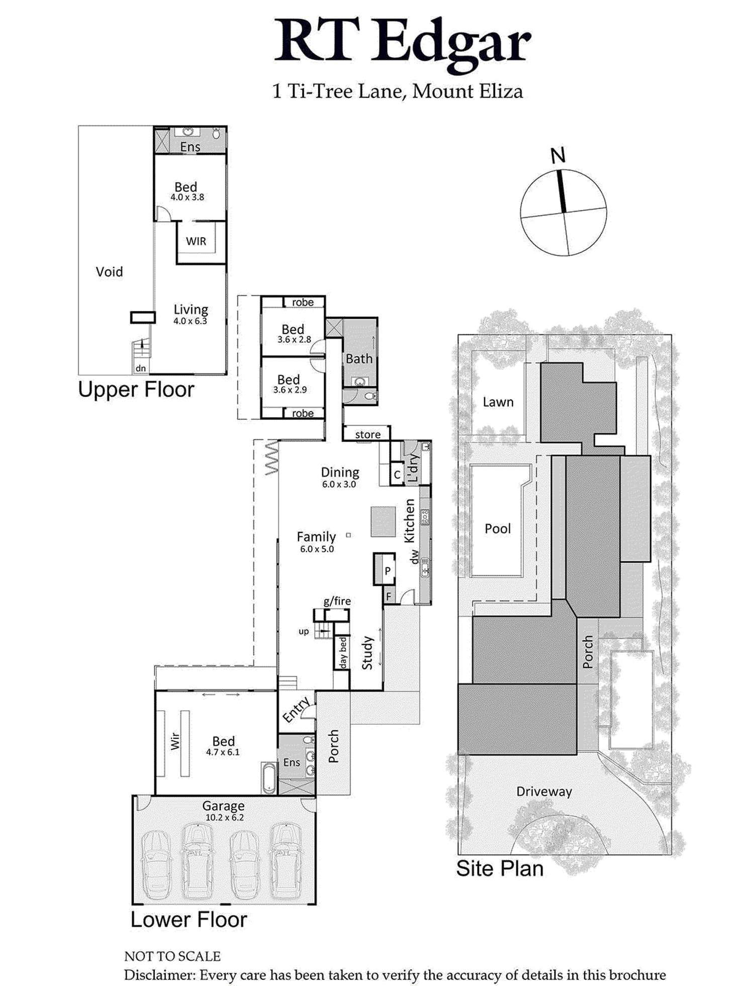 Floorplan of Homely house listing, 1 Ti Tree Lane, Mount Eliza VIC 3930