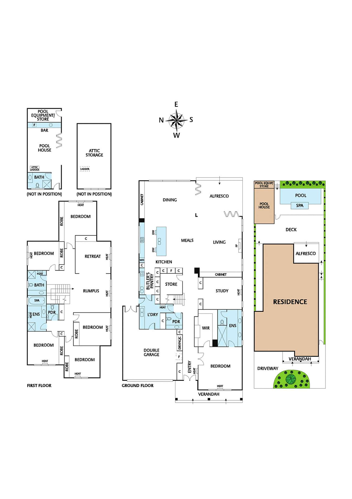Floorplan of Homely house listing, 4 Iffley Court, Ivanhoe VIC 3079