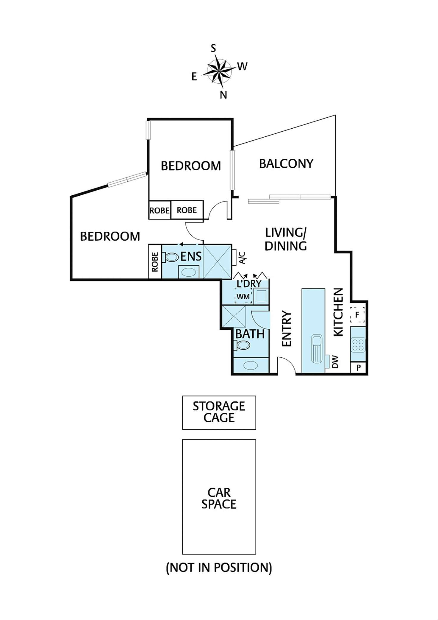 Floorplan of Homely apartment listing, 201/1031 Heidelberg Road, Ivanhoe VIC 3079