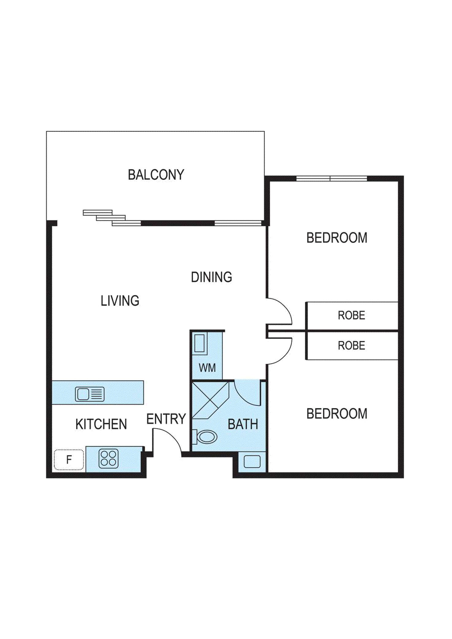 Floorplan of Homely apartment listing, 202/495 South Road, Bentleigh VIC 3204