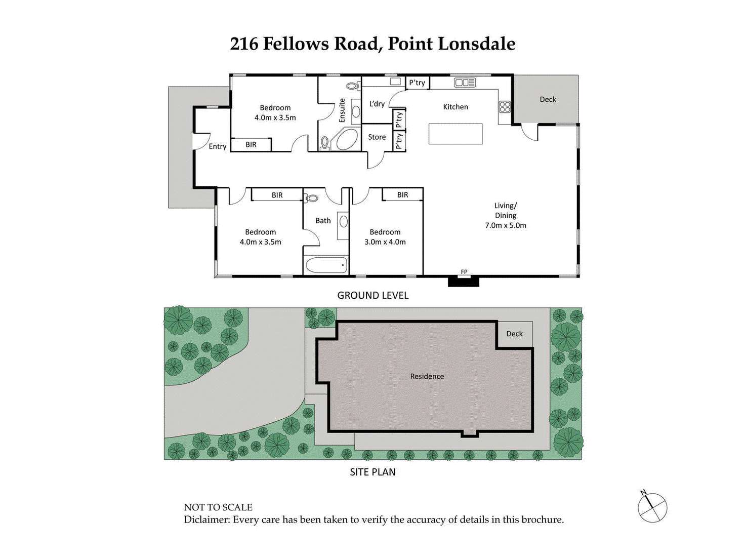 Floorplan of Homely house listing, 216 Fellows Road, Point Lonsdale VIC 3225