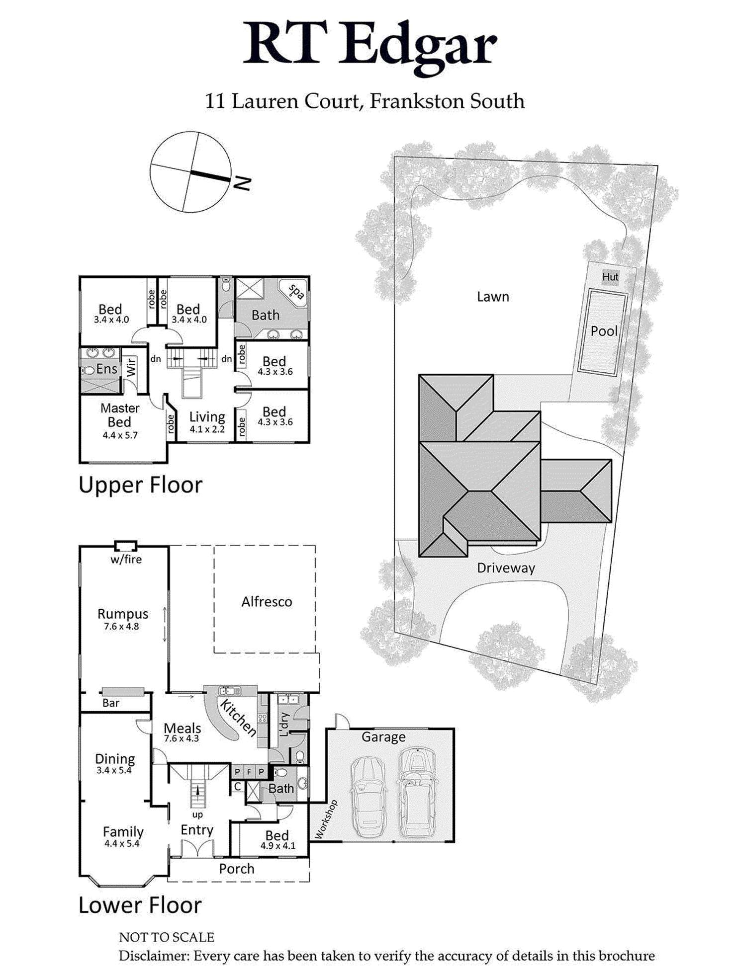 Floorplan of Homely house listing, 11 Lauren Court, Frankston South VIC 3199