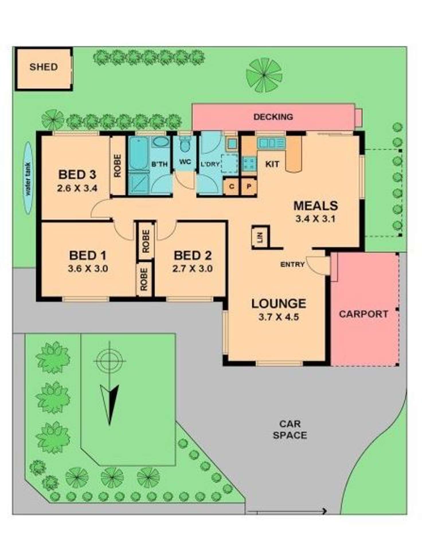Floorplan of Homely house listing, 2/73 McEwan  Road, Heidelberg Heights VIC 3081