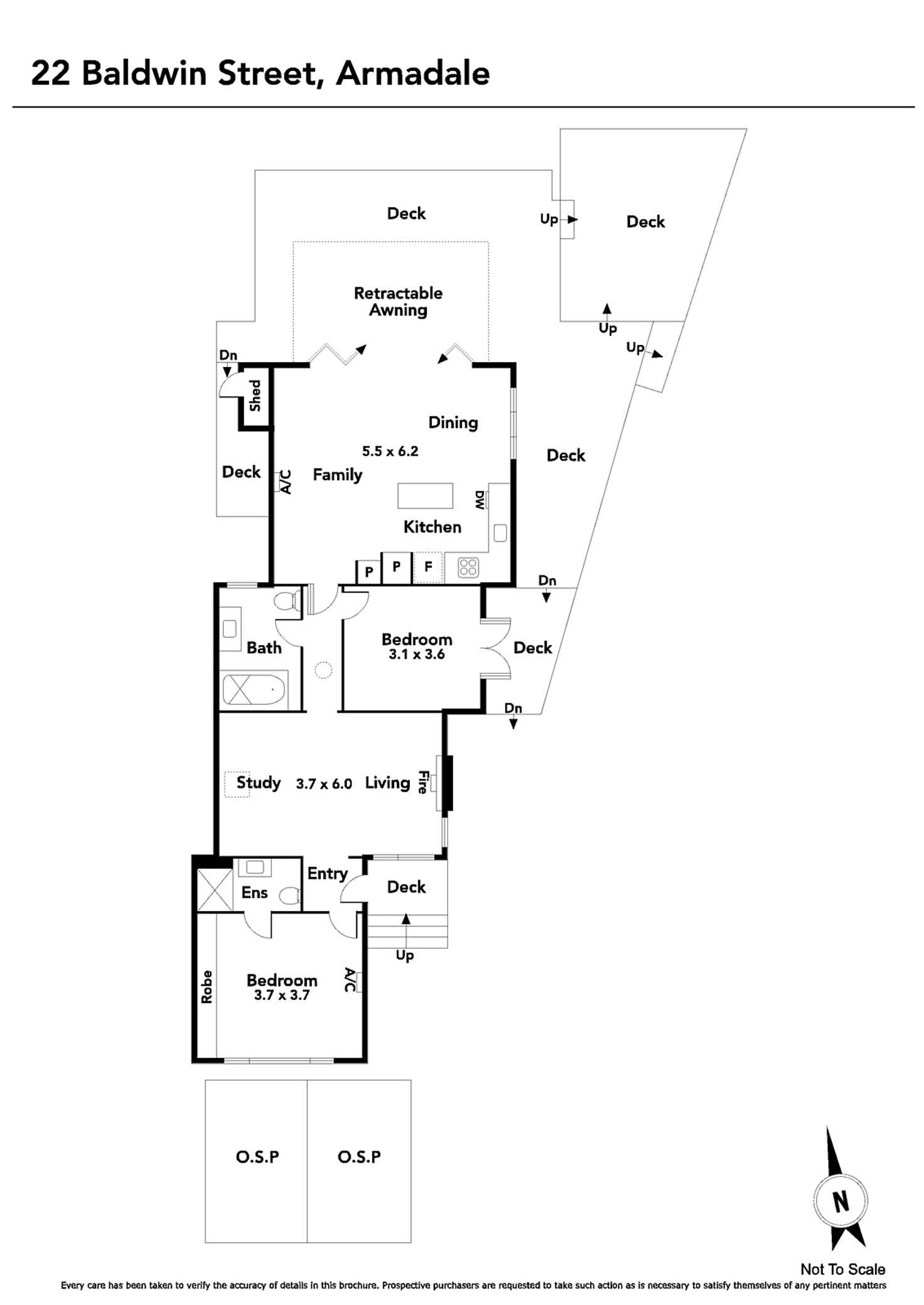 Floorplan of Homely house listing, 22 Baldwin Street, Armadale VIC 3143