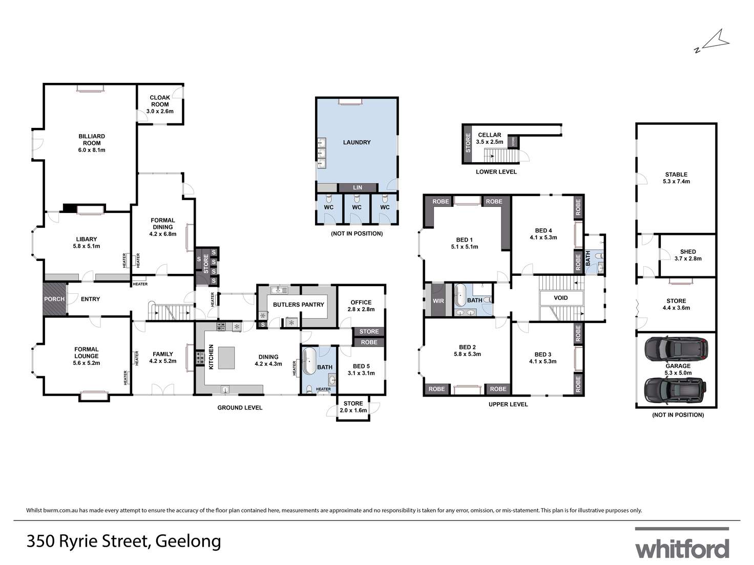 Floorplan of Homely house listing, 350 Ryrie Street, Geelong VIC 3220