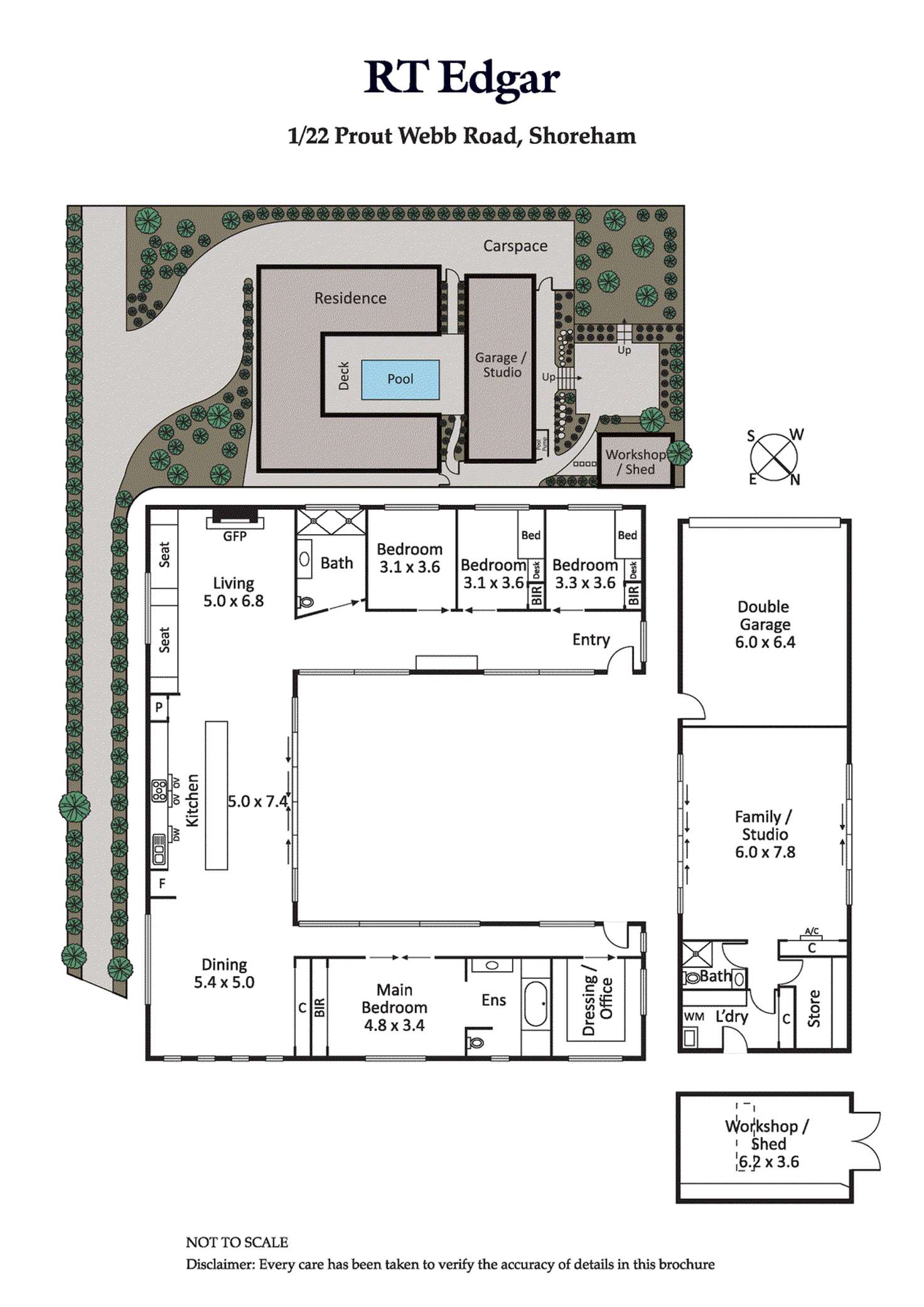 Floorplan of Homely house listing, 1/22 Prout Webb Road, Shoreham VIC 3916