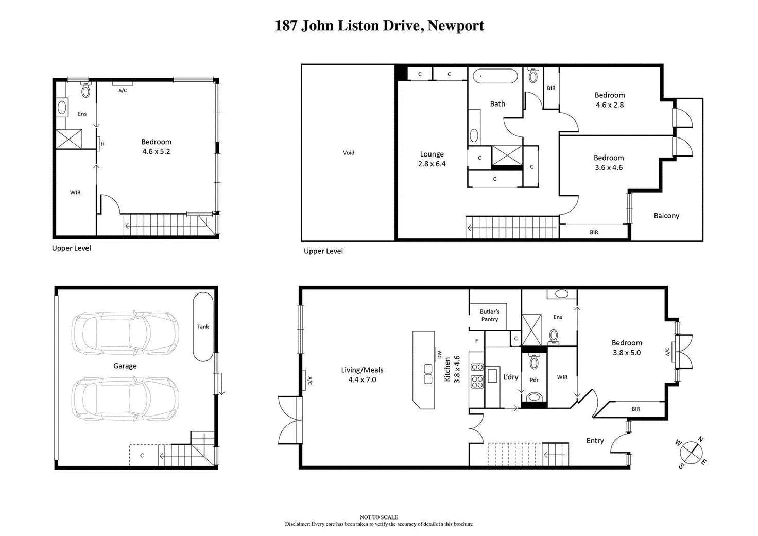 Floorplan of Homely house listing, 187 John Liston Drive, Newport VIC 3015